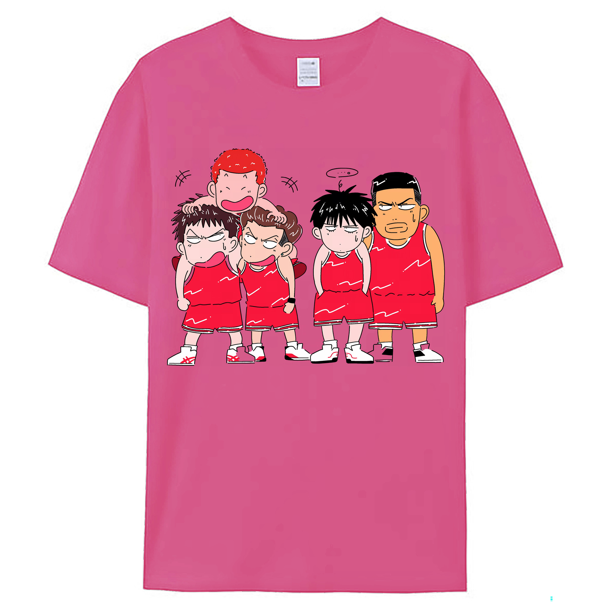（画像用） SLAM DUNK／スラムダンク レディースカジュアルプリントTシャツ（綿100％）