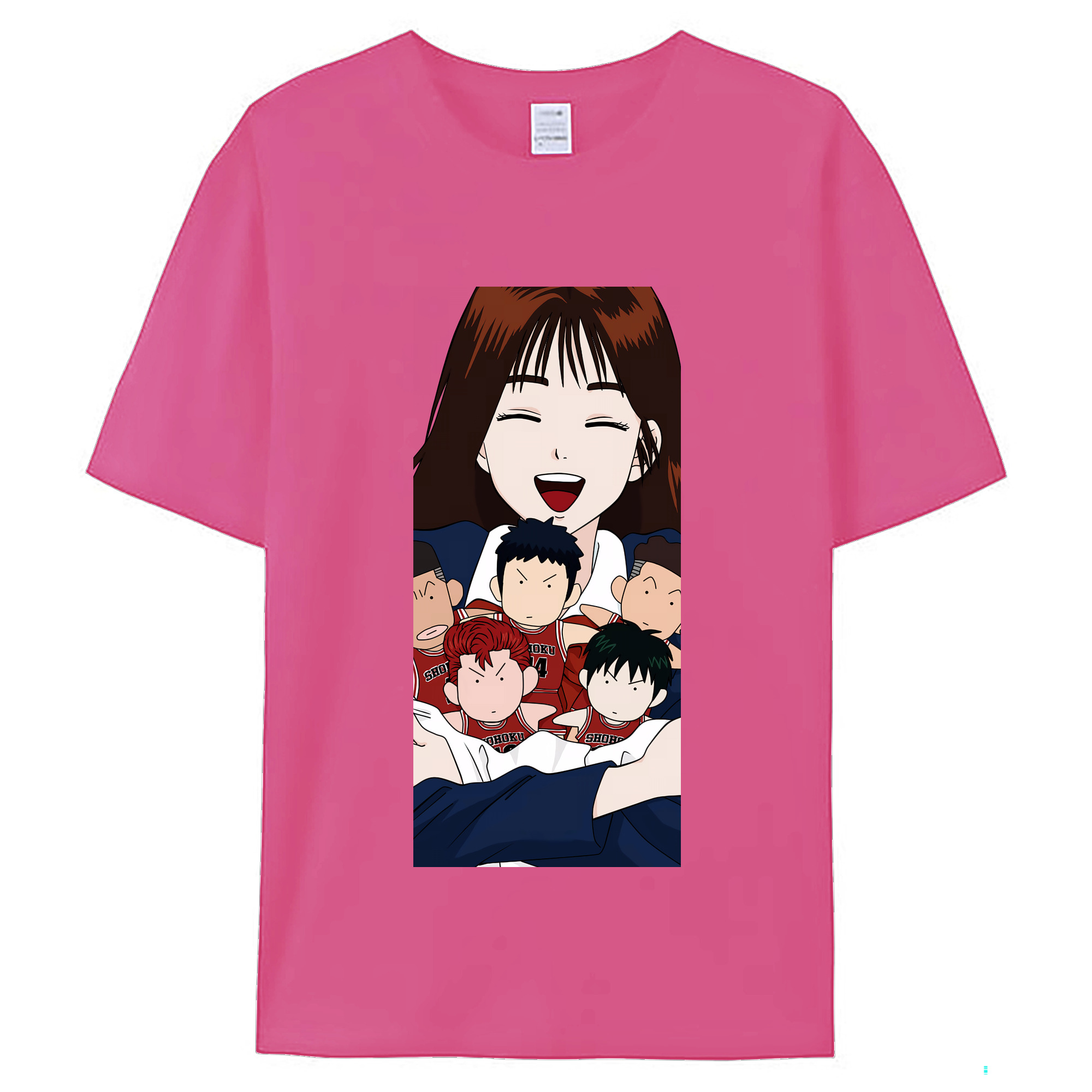 （画像用） SLAM DUNK／スラムダンク レディースカジュアルプリントTシャツ（綿100％）