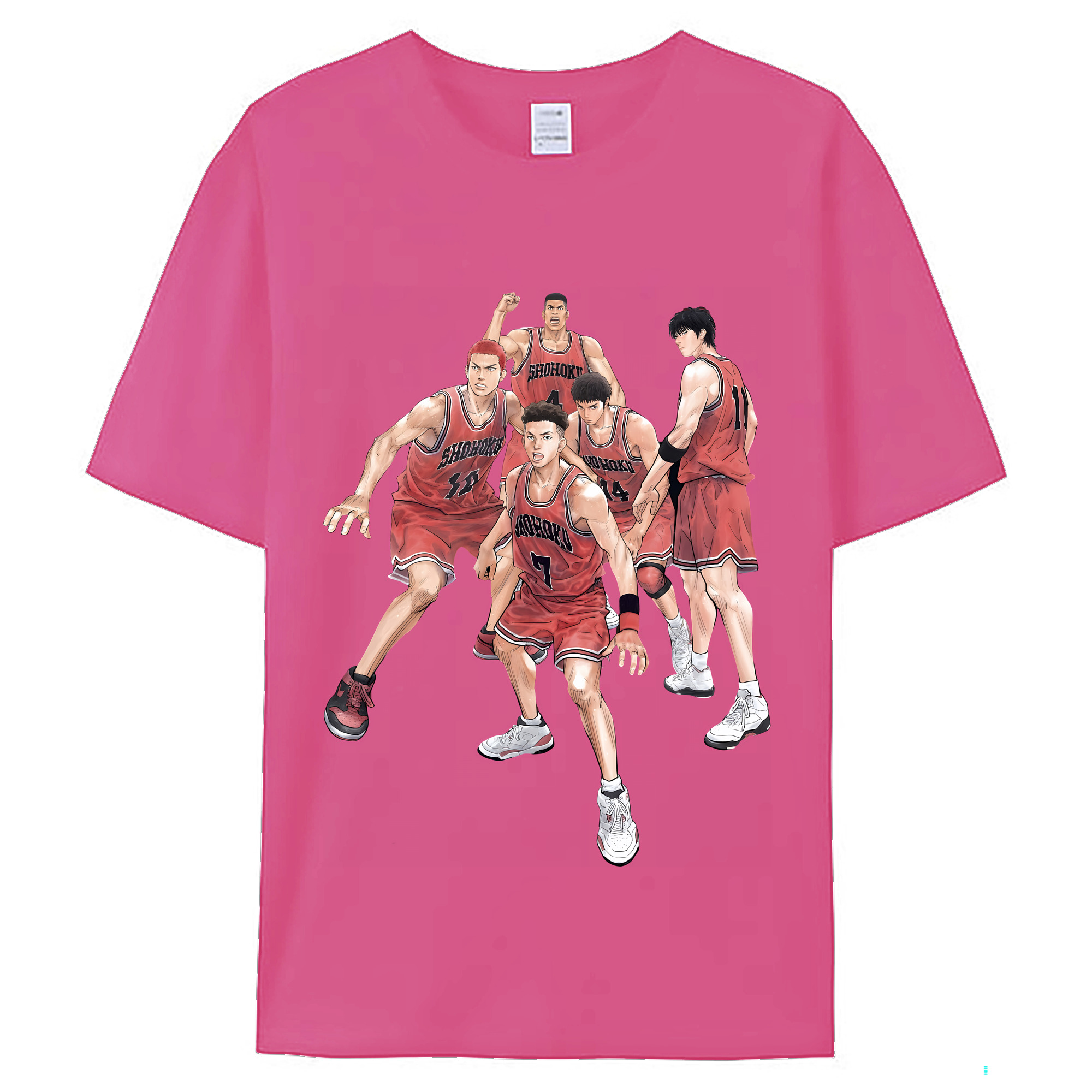 （画像用） SLAM DUNK／スラムダンク レディースカジュアルプリントTシャツ（綿100％）