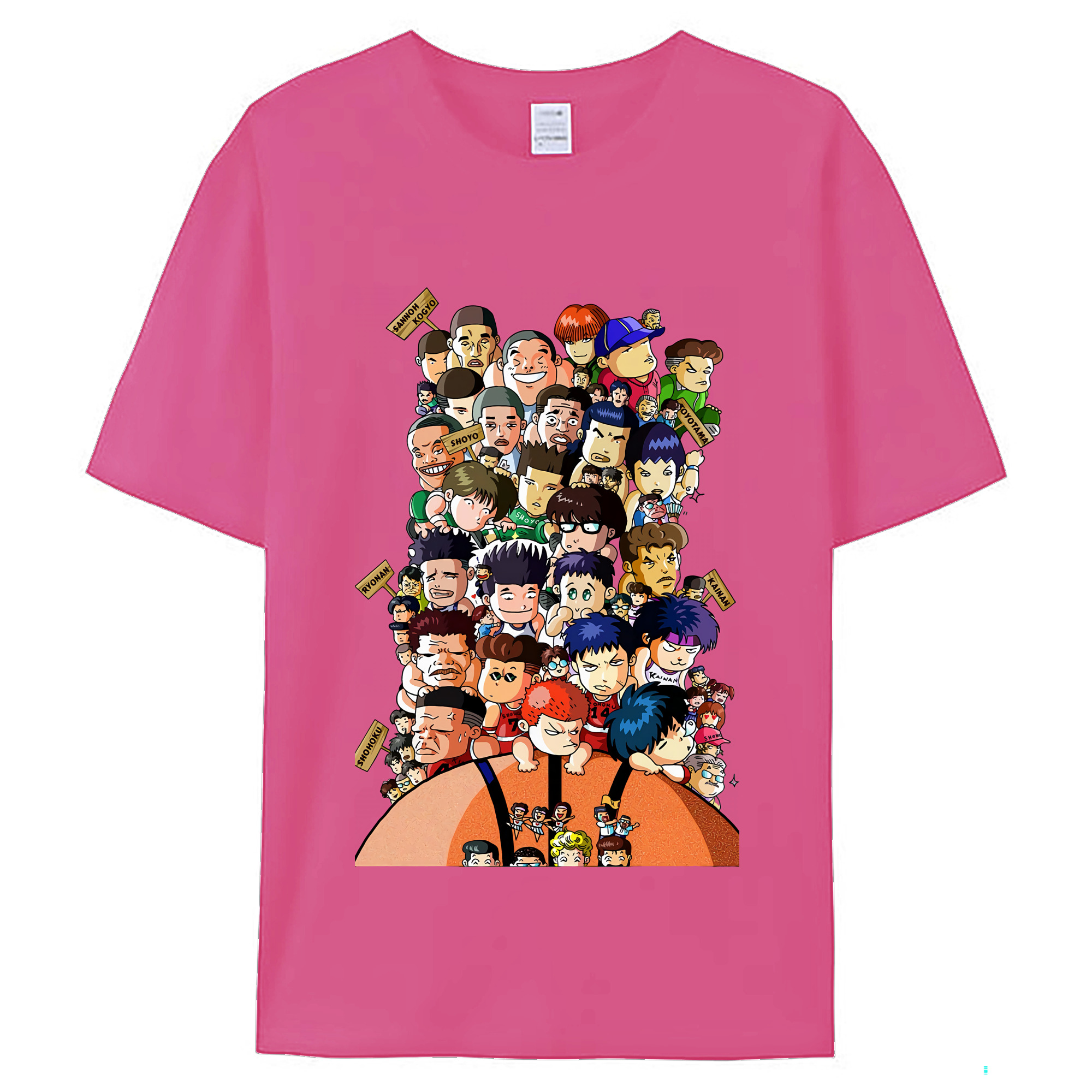 （画像用） SLAM DUNK／スラムダンク レディースカジュアルプリントTシャツ（綿100％）