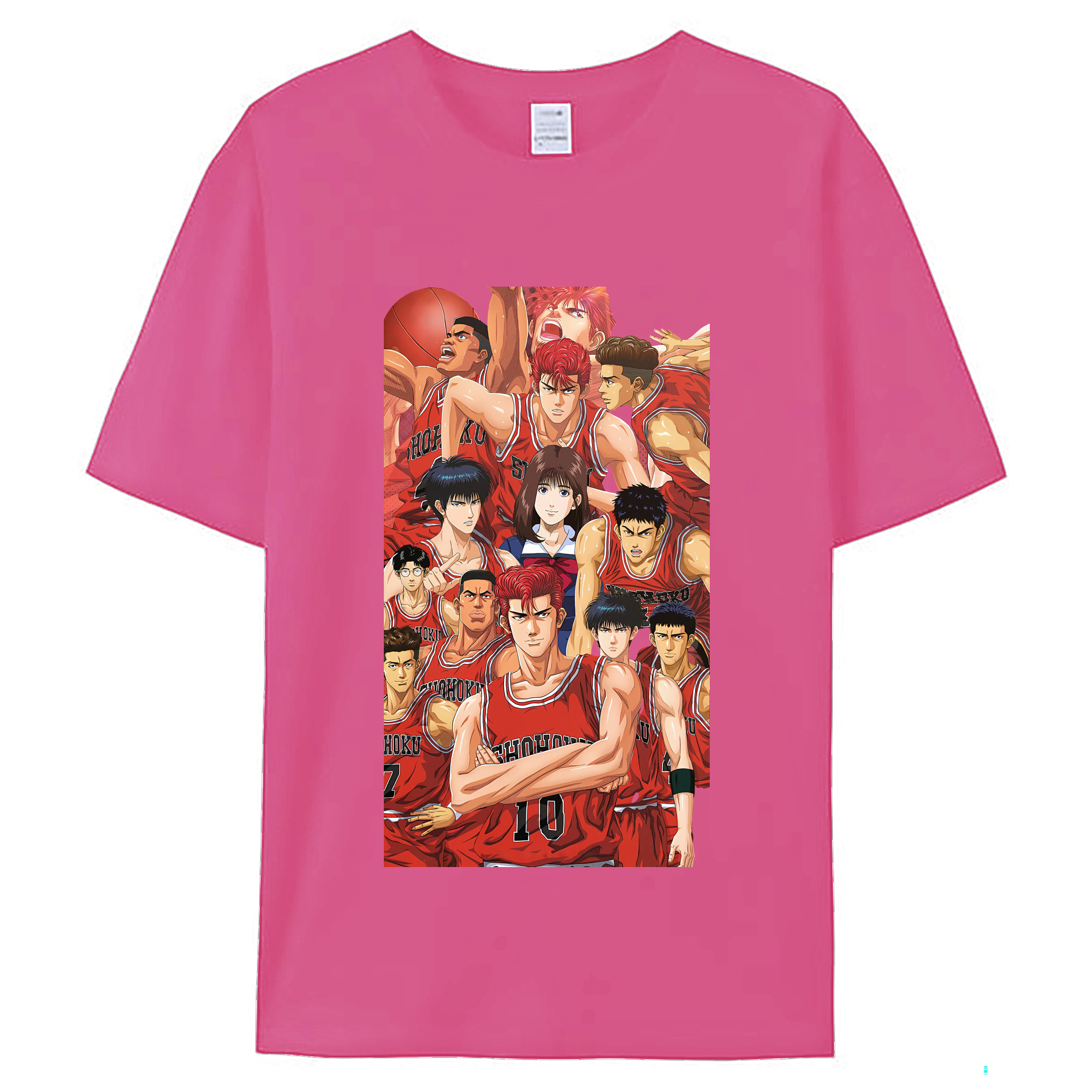 （画像用） SLAM DUNK／スラムダンク レディースカジュアルプリントTシャツ（綿100％）