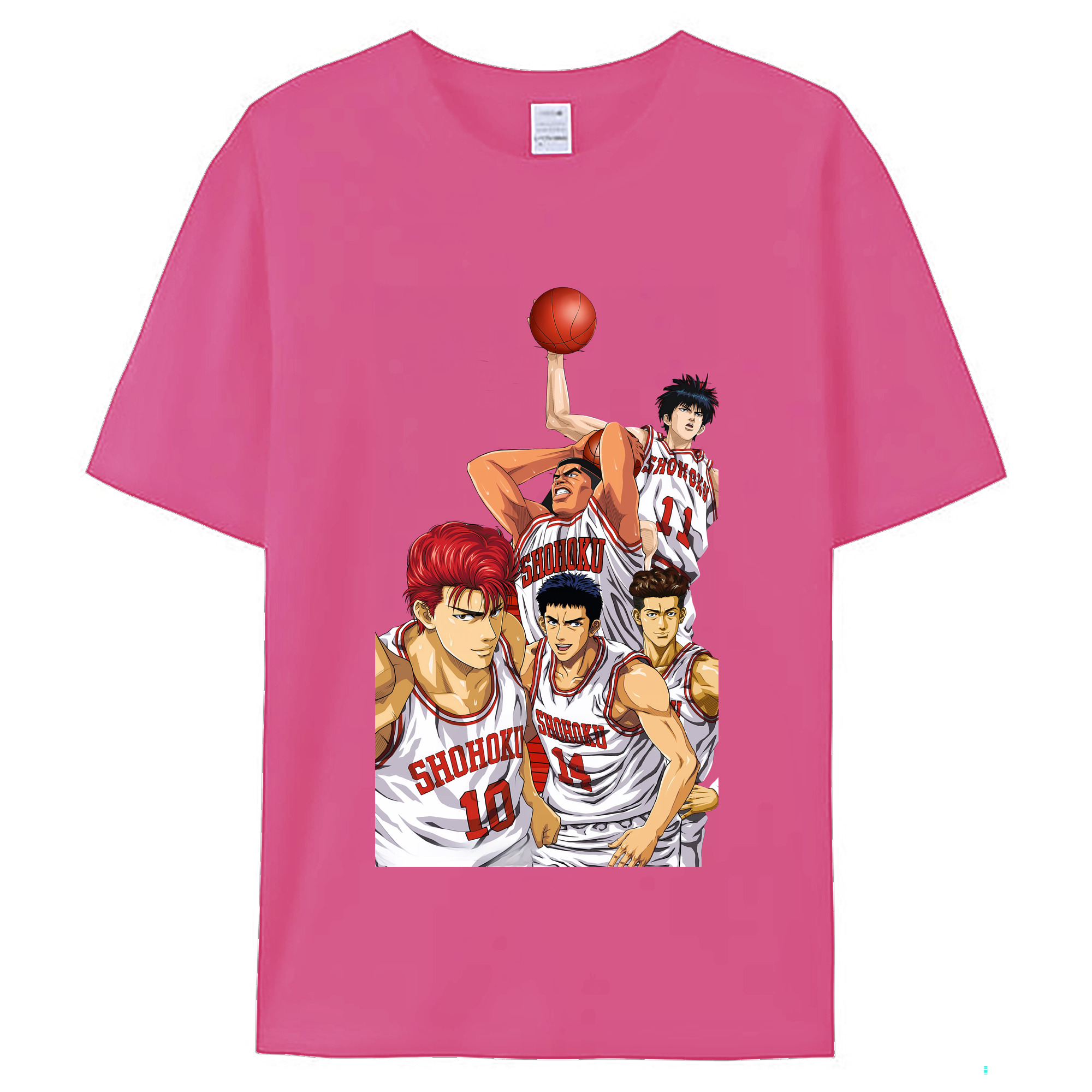 （画像用） SLAM DUNK／スラムダンク レディースカジュアルプリントTシャツ（綿100％）