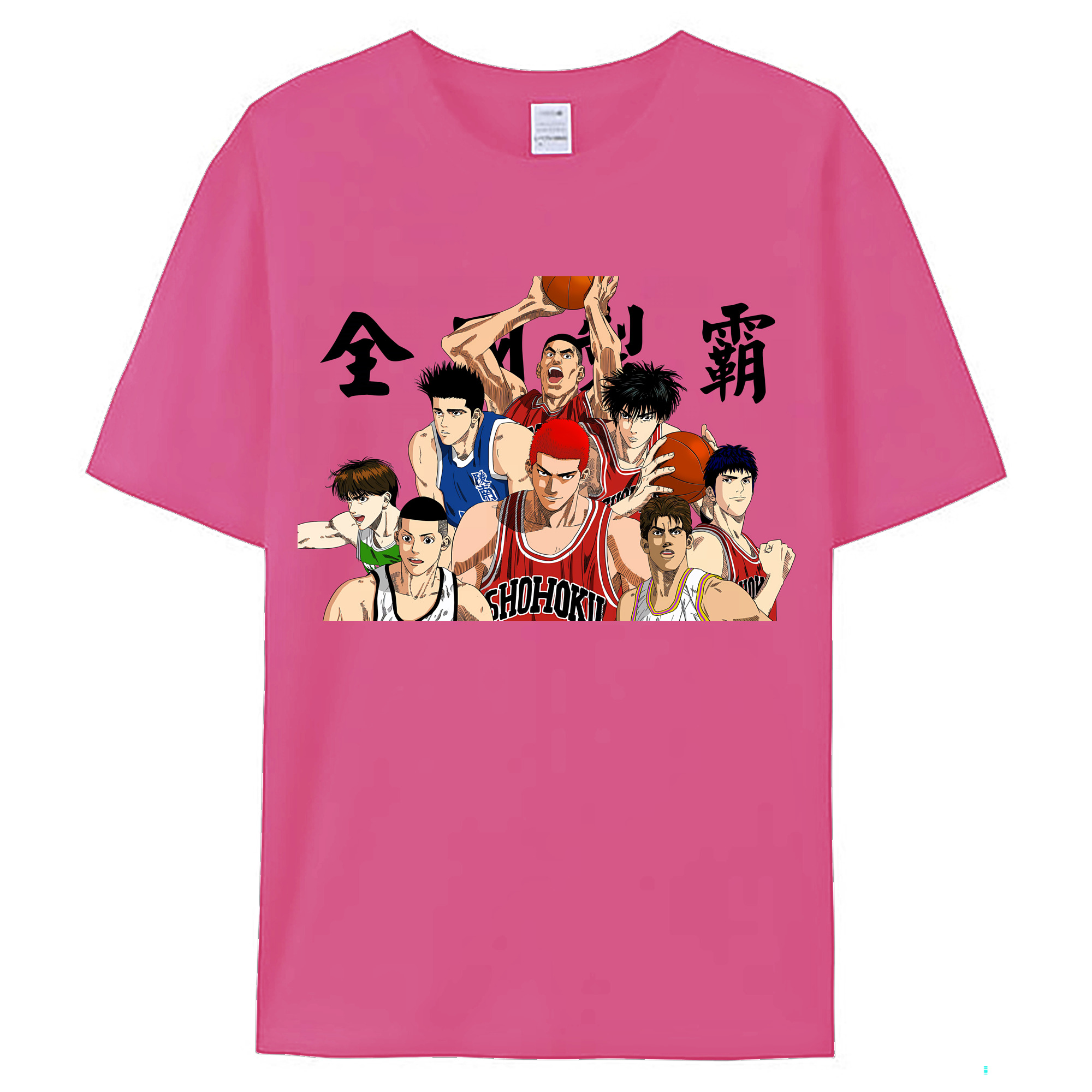 （画像用） SLAM DUNK／スラムダンク レディースカジュアルプリントTシャツ（綿100％）