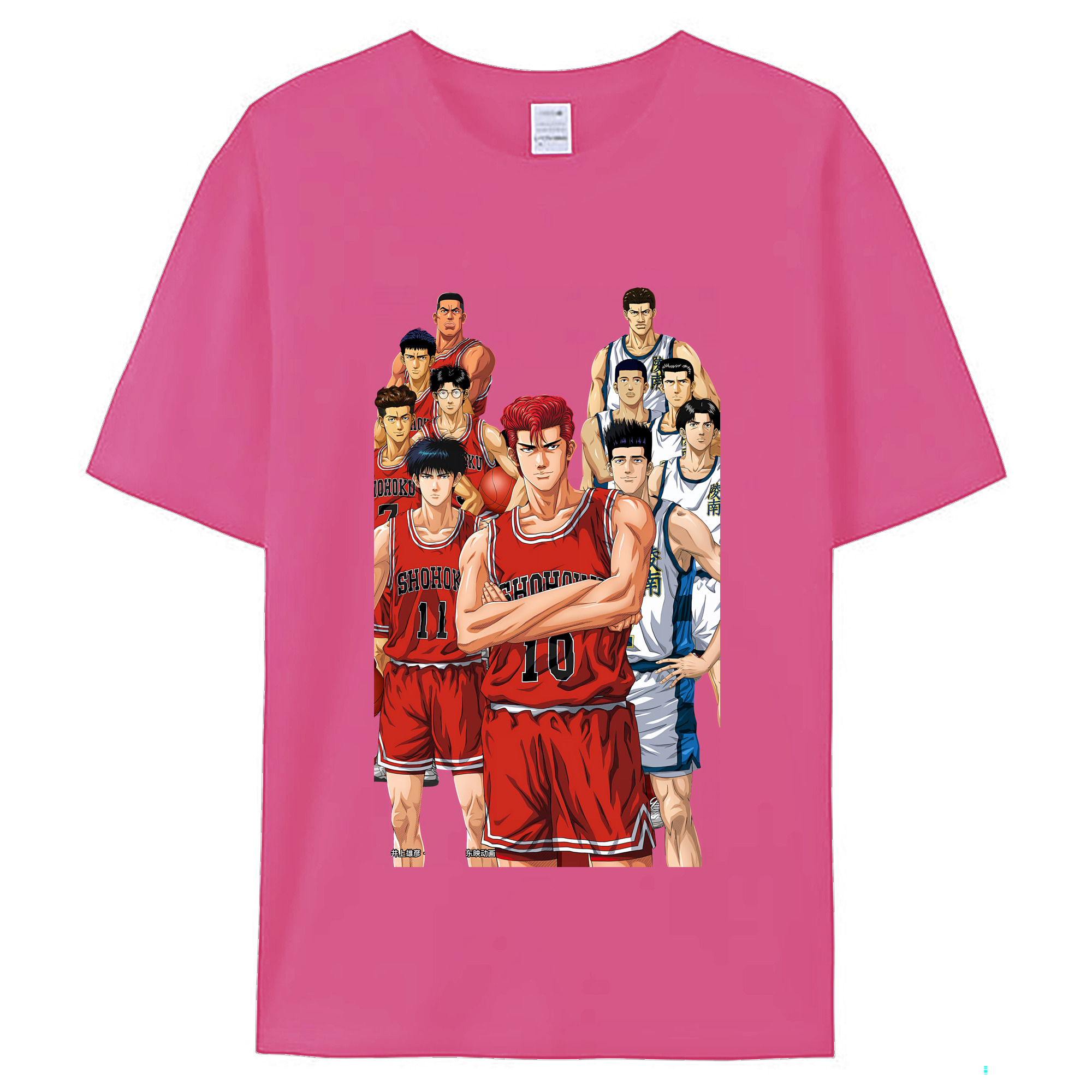 （画像用） SLAM DUNK／スラムダンク レディースカジュアルプリントTシャツ（綿100％）