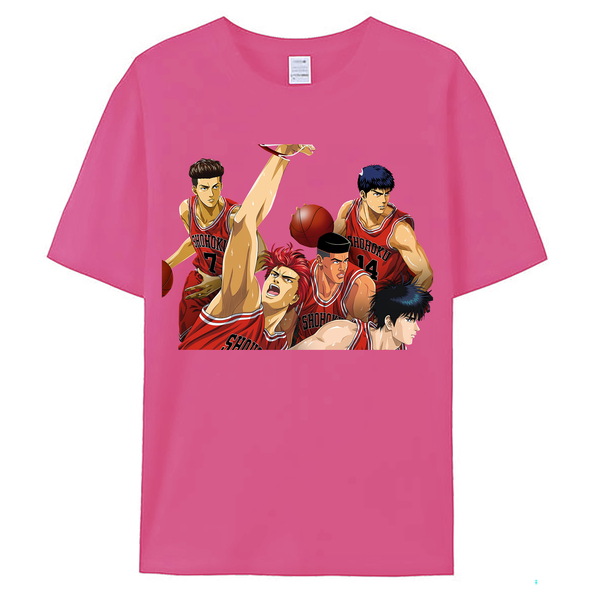 （画像用） SLAM DUNK／スラムダンク レディースカジュアルプリントTシャツ（綿100％）