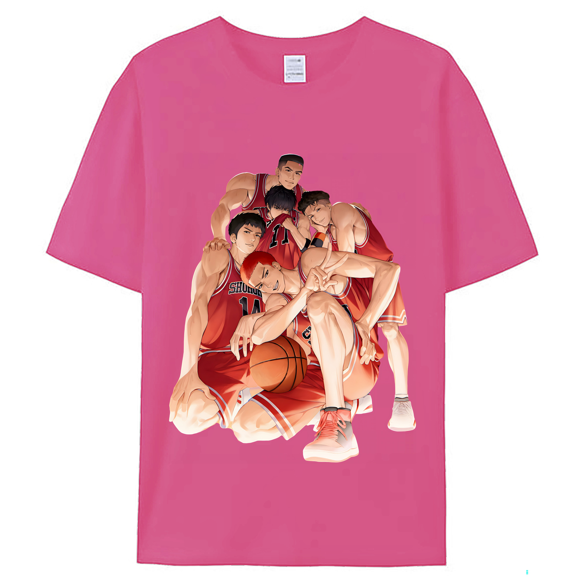 （画像用） SLAM DUNK／スラムダンク レディースカジュアルプリントTシャツ（綿100％）