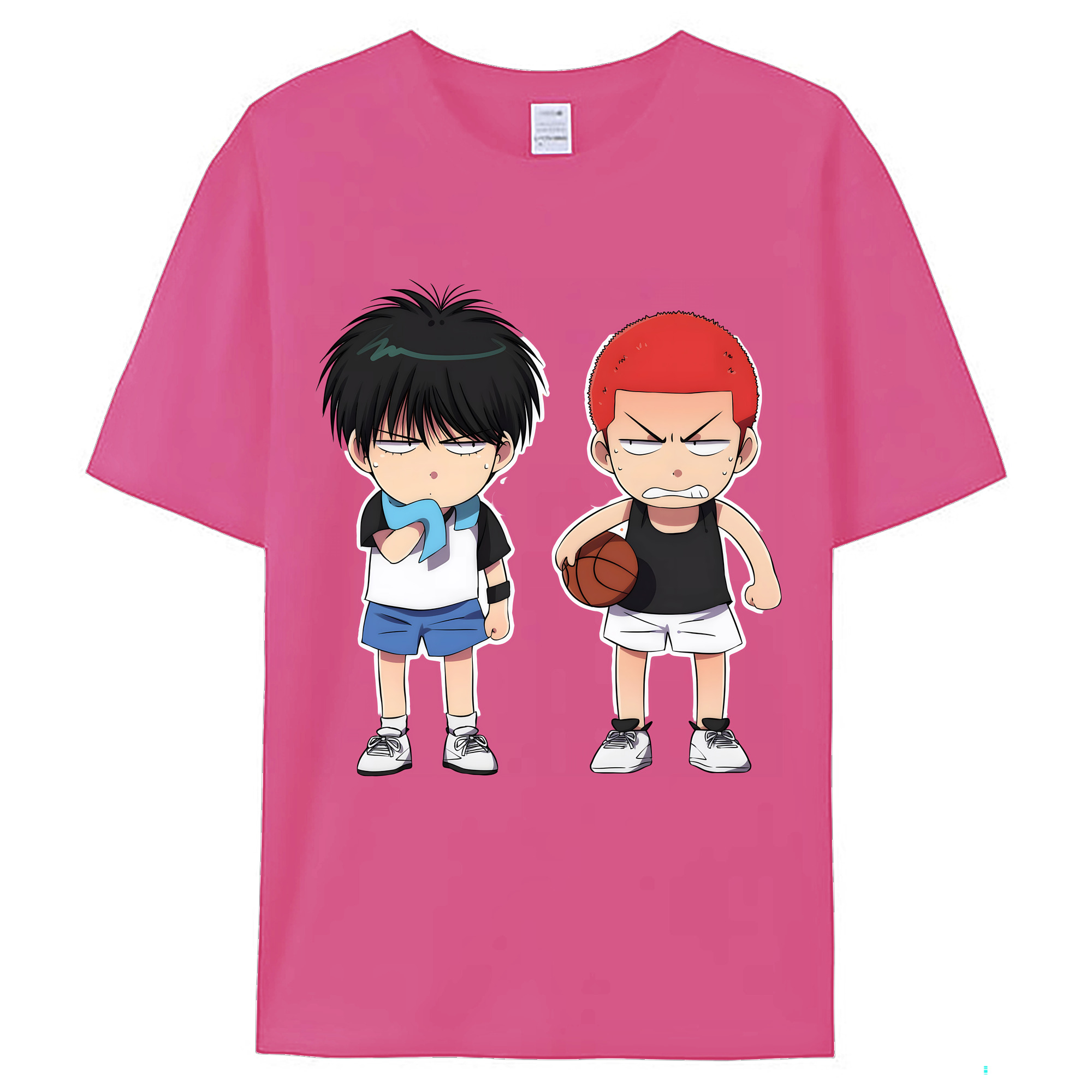 （画像用） SLAM DUNK／スラムダンク レディースカジュアルプリントTシャツ（綿100％）