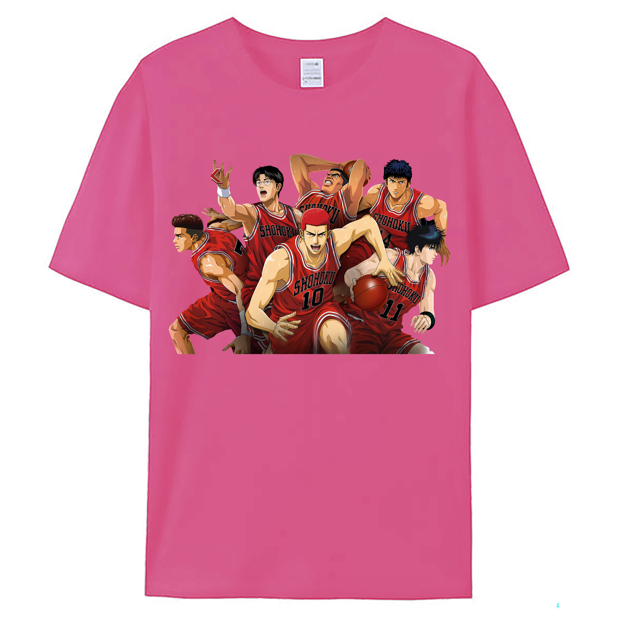 （画像用） SLAM DUNK／スラムダンク レディースカジュアルプリントTシャツ（綿100％）