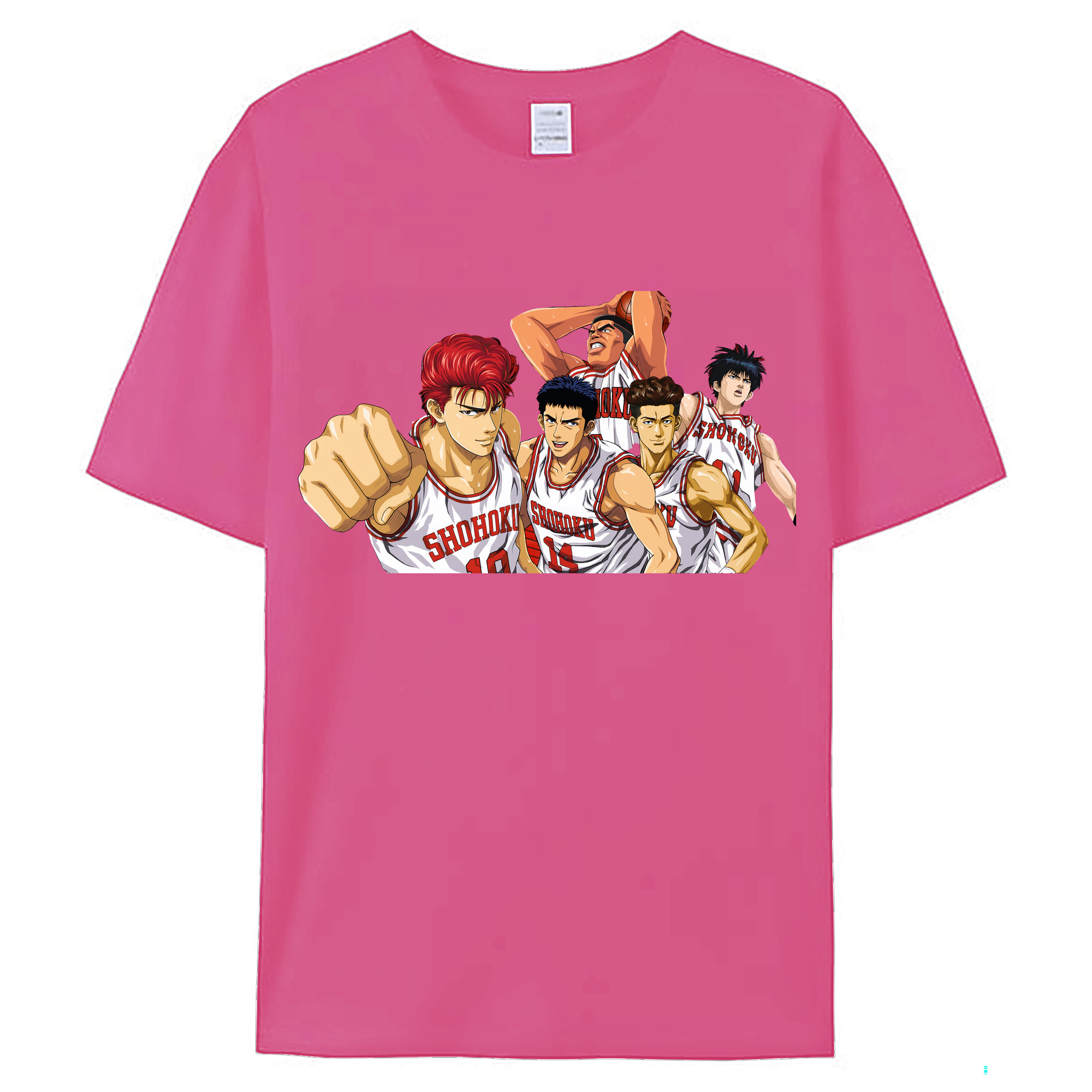 （画像用） SLAM DUNK／スラムダンク レディースカジュアルプリントTシャツ（綿100％）