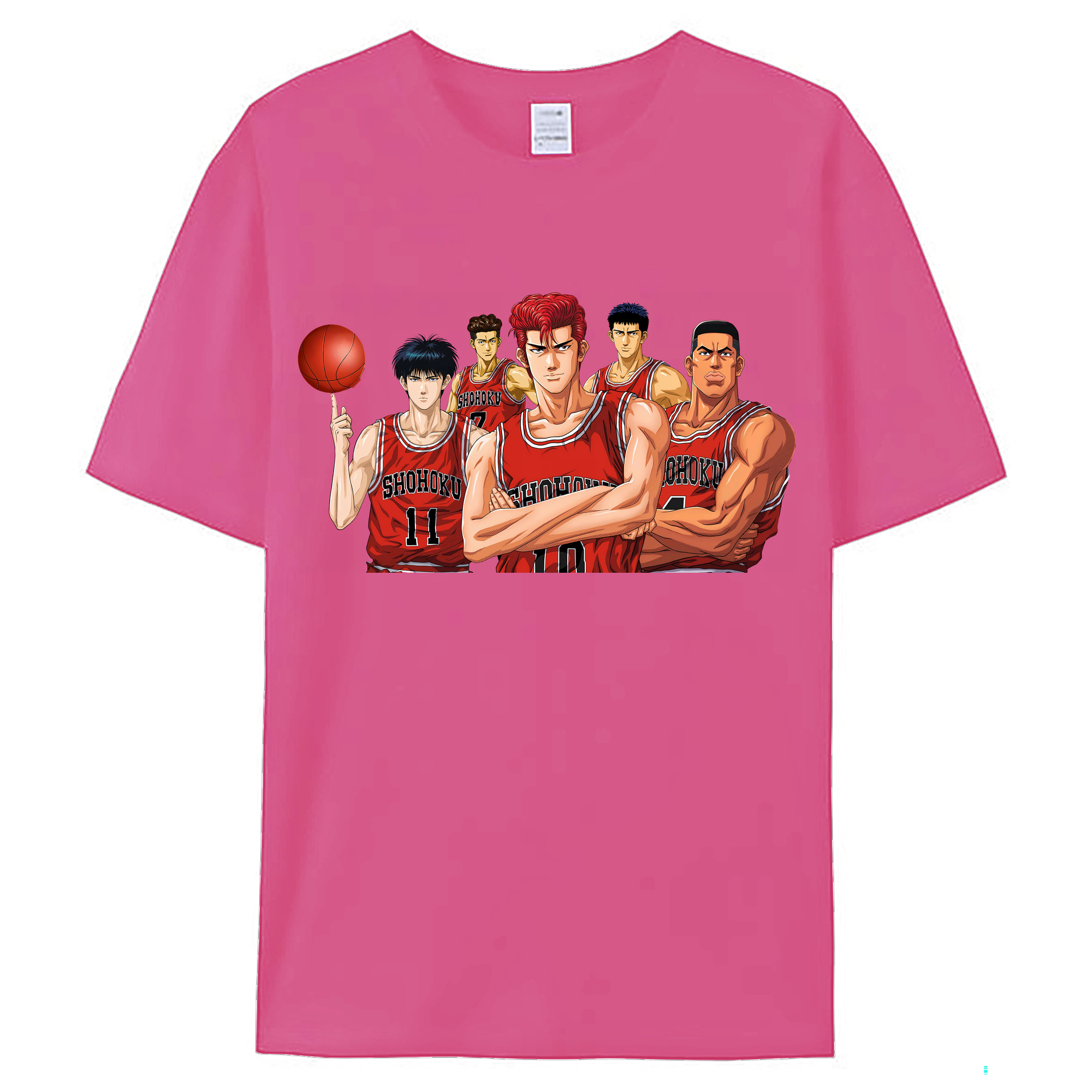 （画像用） SLAM DUNK／スラムダンク レディースカジュアルプリントTシャツ（綿100％）