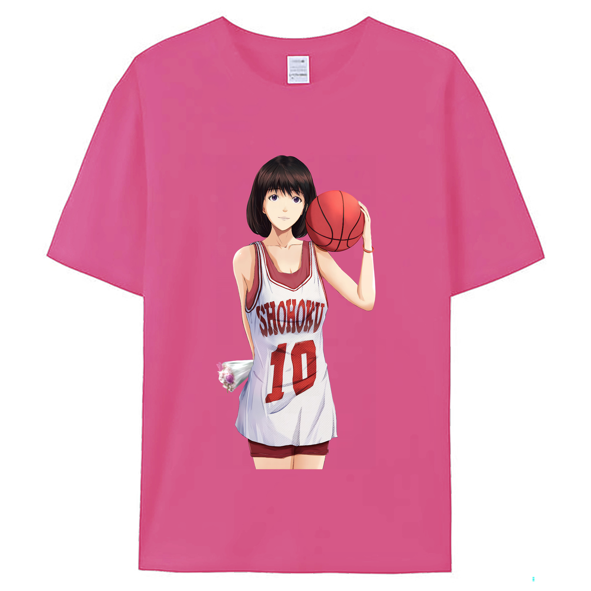 （画像用） SLAM DUNK／スラムダンク レディースカジュアルプリントTシャツ（綿100％）