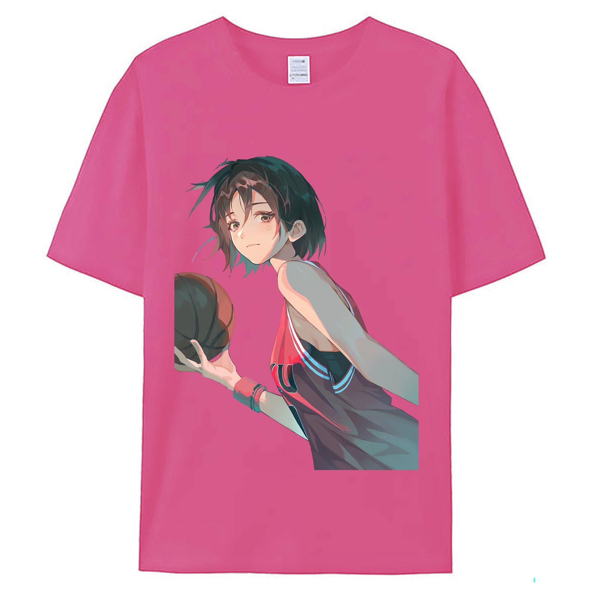 （画像用） SLAM DUNK／スラムダンク レディースカジュアルプリントTシャツ（綿100％）