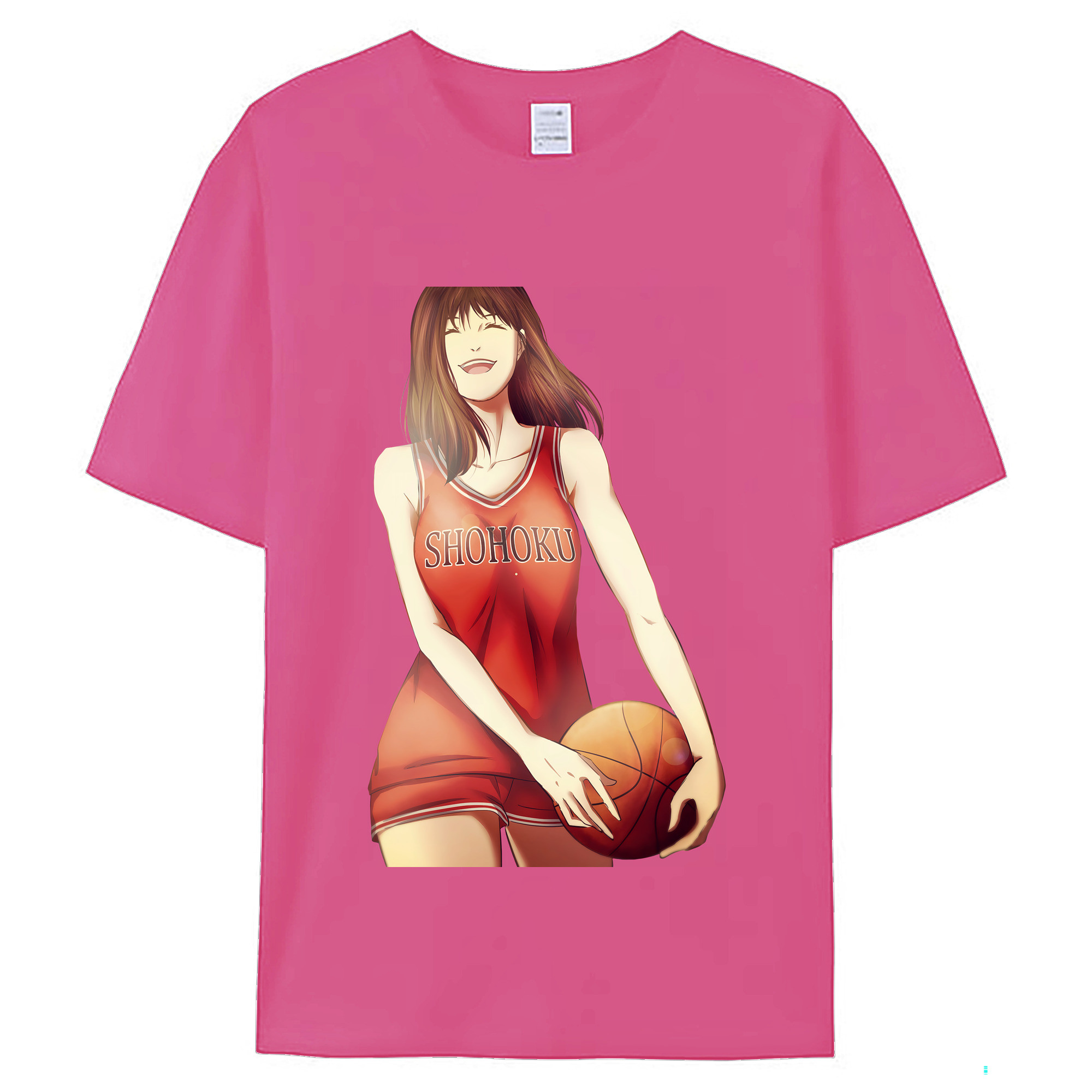 （画像用） SLAM DUNK／スラムダンク レディースカジュアルプリントTシャツ（綿100％）
