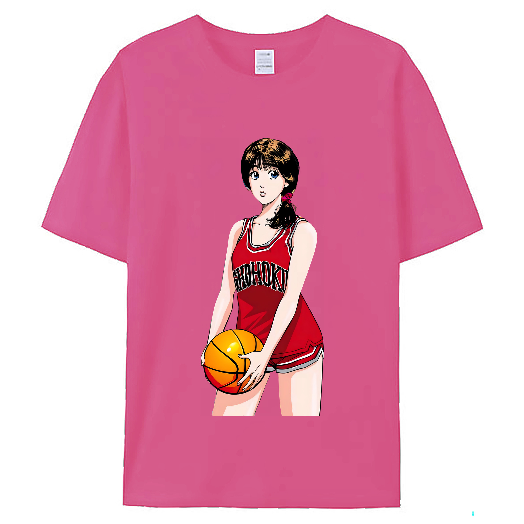 （画像用） SLAM DUNK／スラムダンク レディースカジュアルプリントTシャツ（綿100％）
