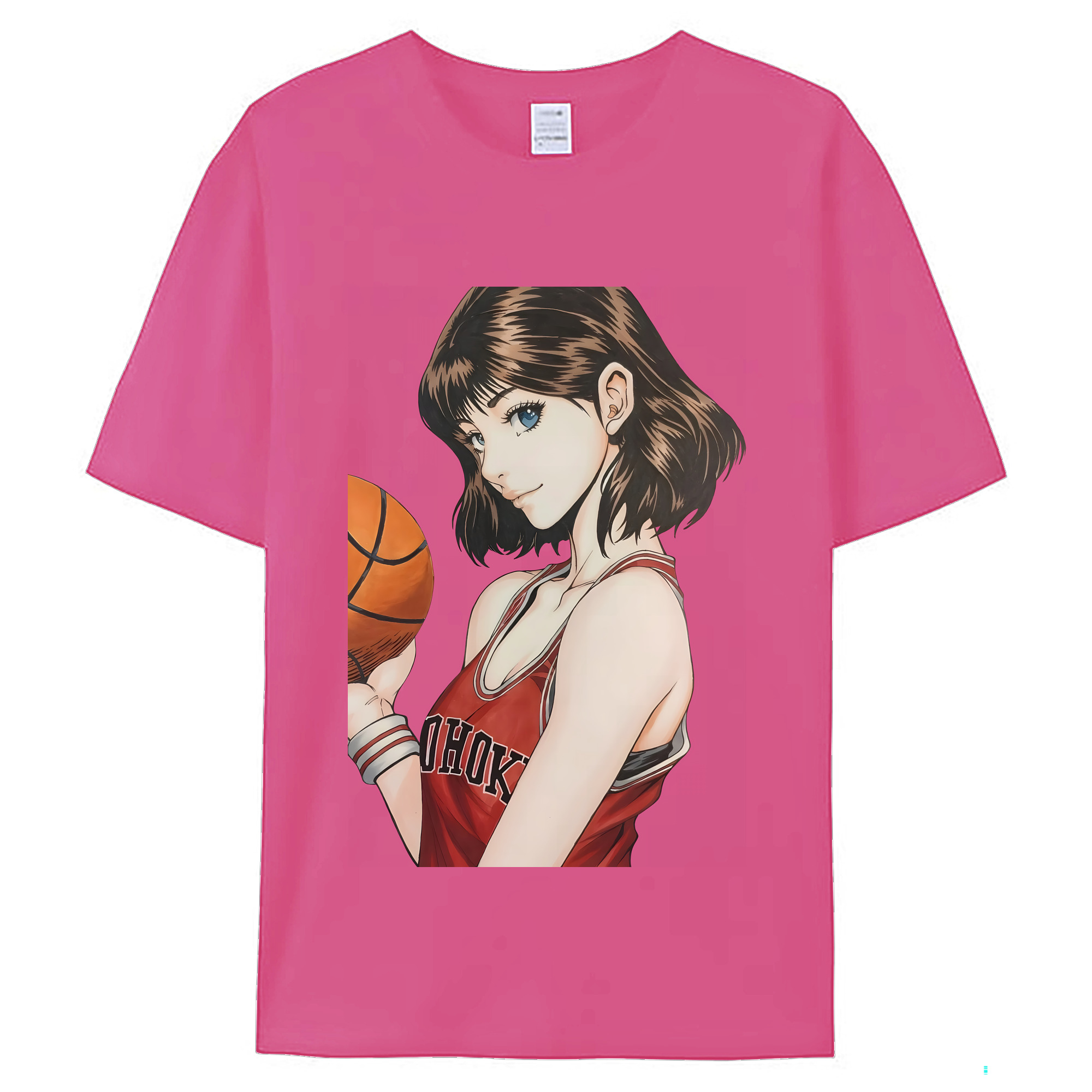 （画像用） SLAM DUNK／スラムダンク レディースカジュアルプリントTシャツ（綿100％）
