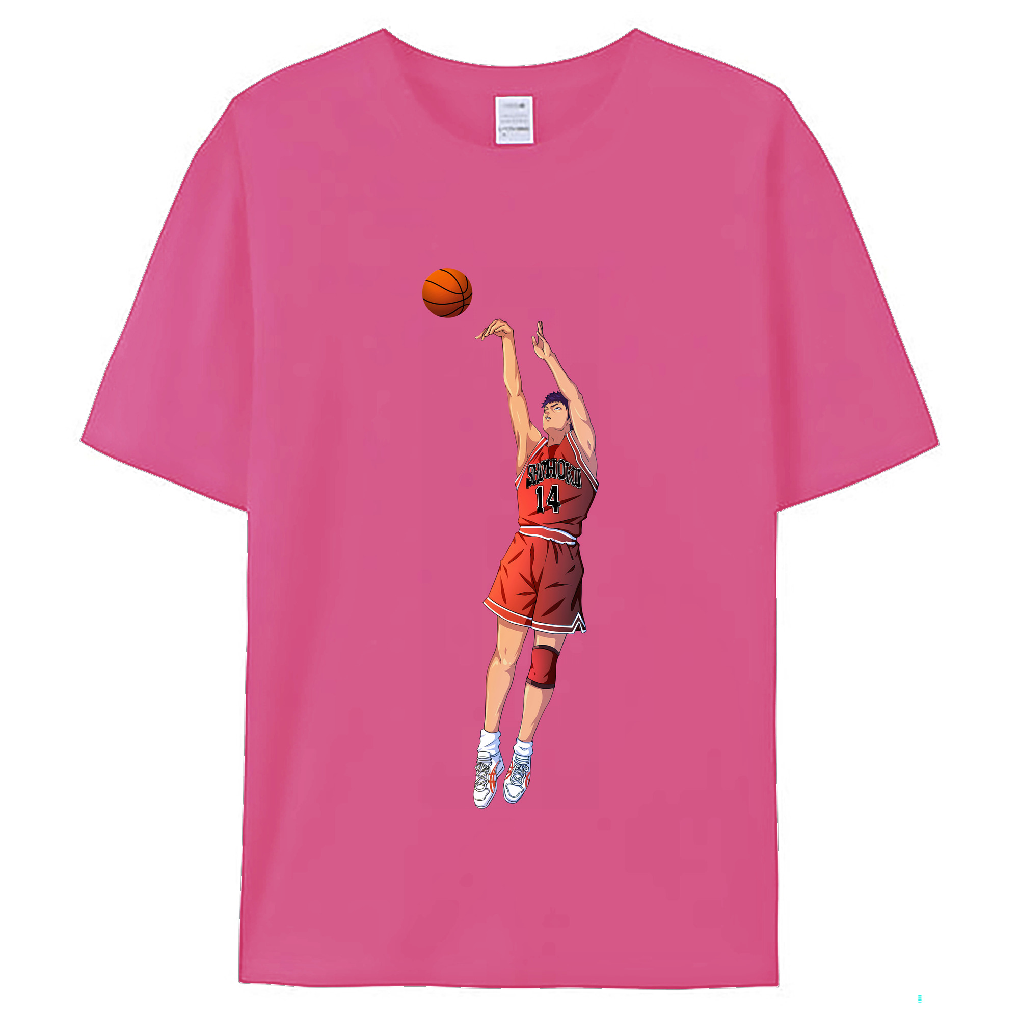 （画像用） SLAM DUNK／スラムダンク レディースカジュアルプリントTシャツ（綿100％）