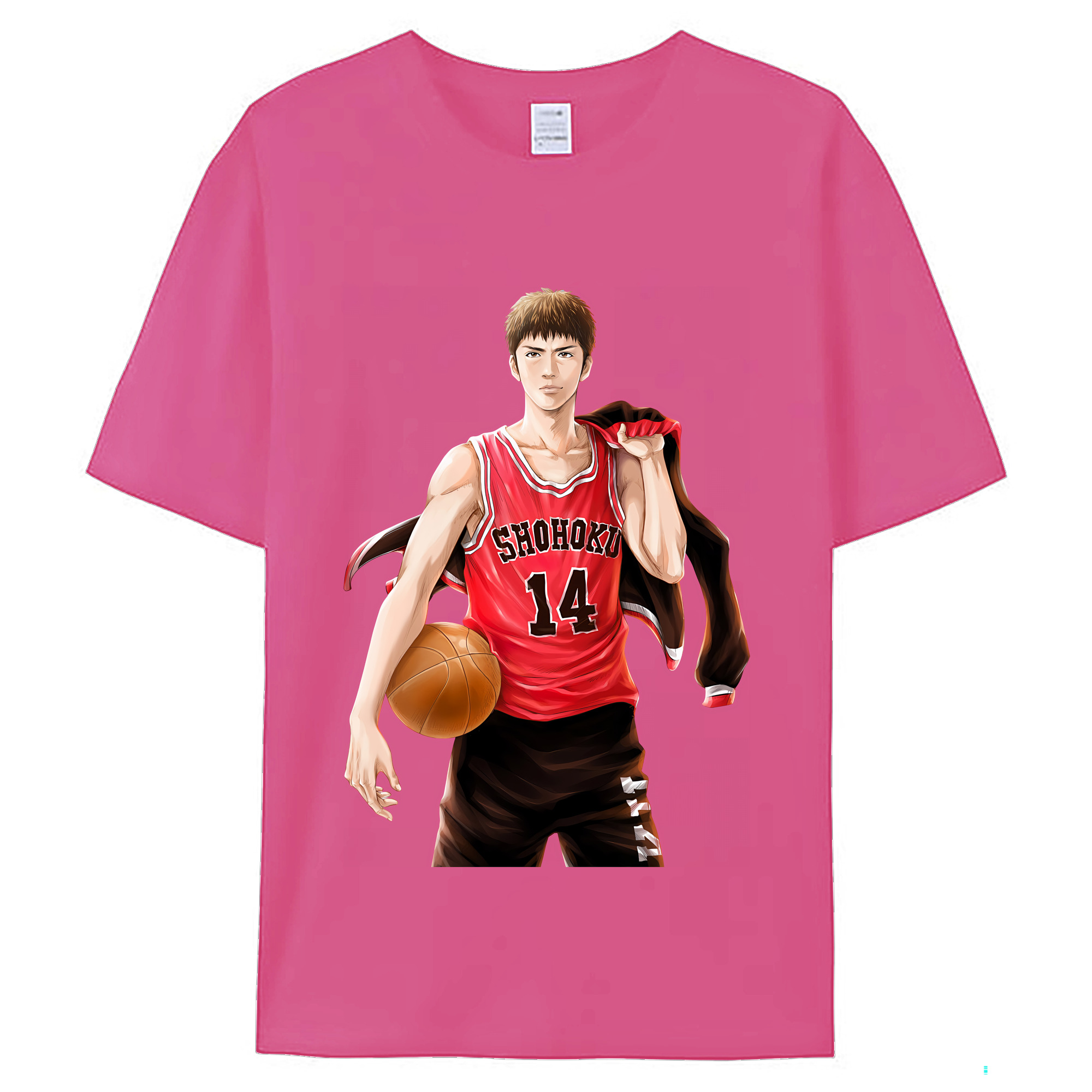 （画像用） SLAM DUNK／スラムダンク レディースカジュアルプリントTシャツ（綿100％）