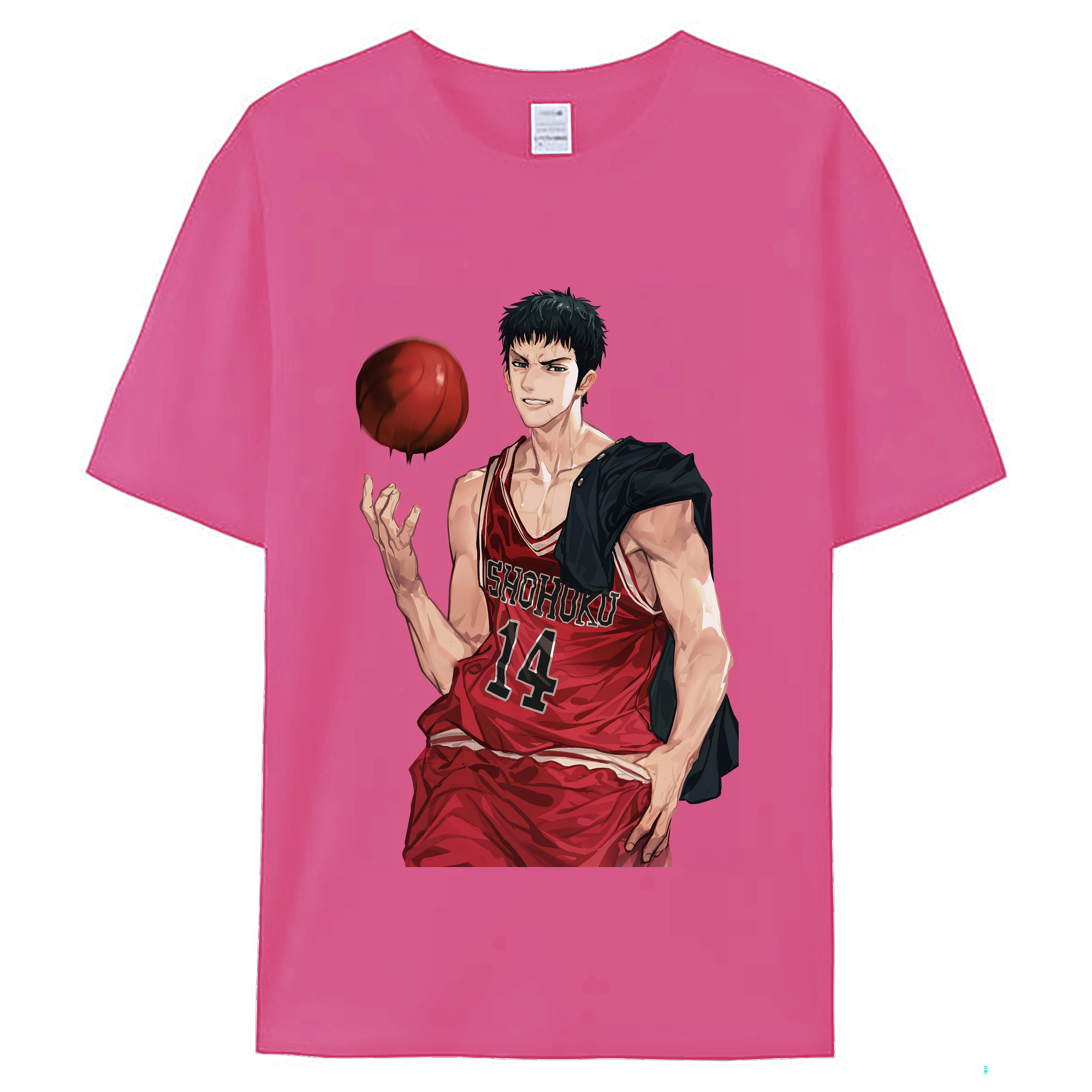 （画像用） SLAM DUNK／スラムダンク レディースカジュアルプリントTシャツ（綿100％）