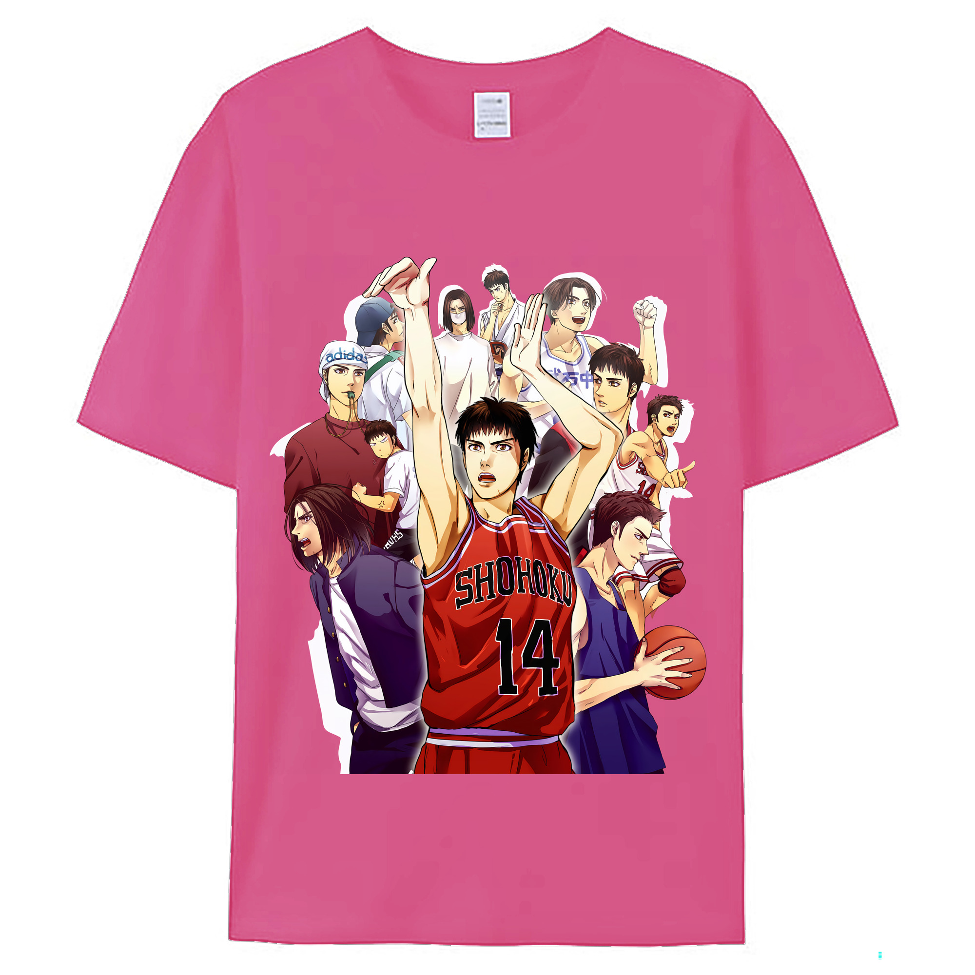 （画像用） SLAM DUNK／スラムダンク レディースカジュアルプリントTシャツ（綿100％）
