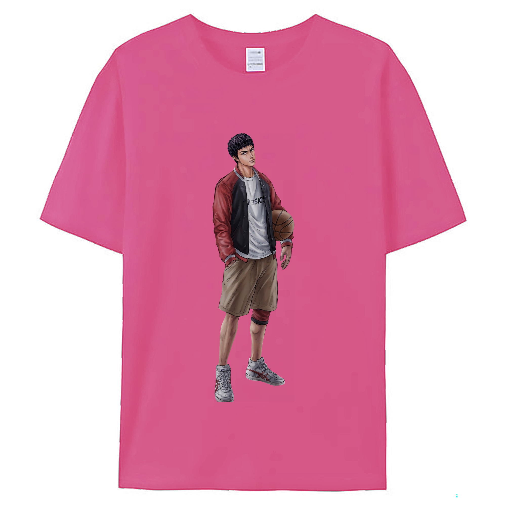 （画像用） SLAM DUNK／スラムダンク レディースカジュアルプリントTシャツ（綿100％）