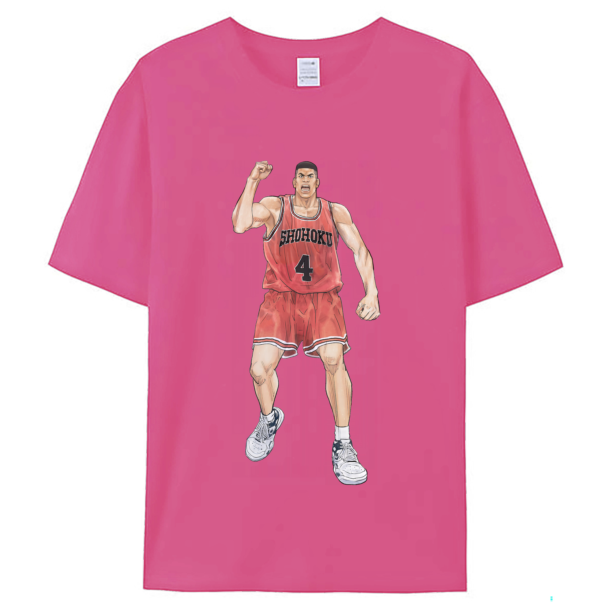 （画像用） SLAM DUNK／スラムダンク レディースカジュアルプリントTシャツ（綿100％）