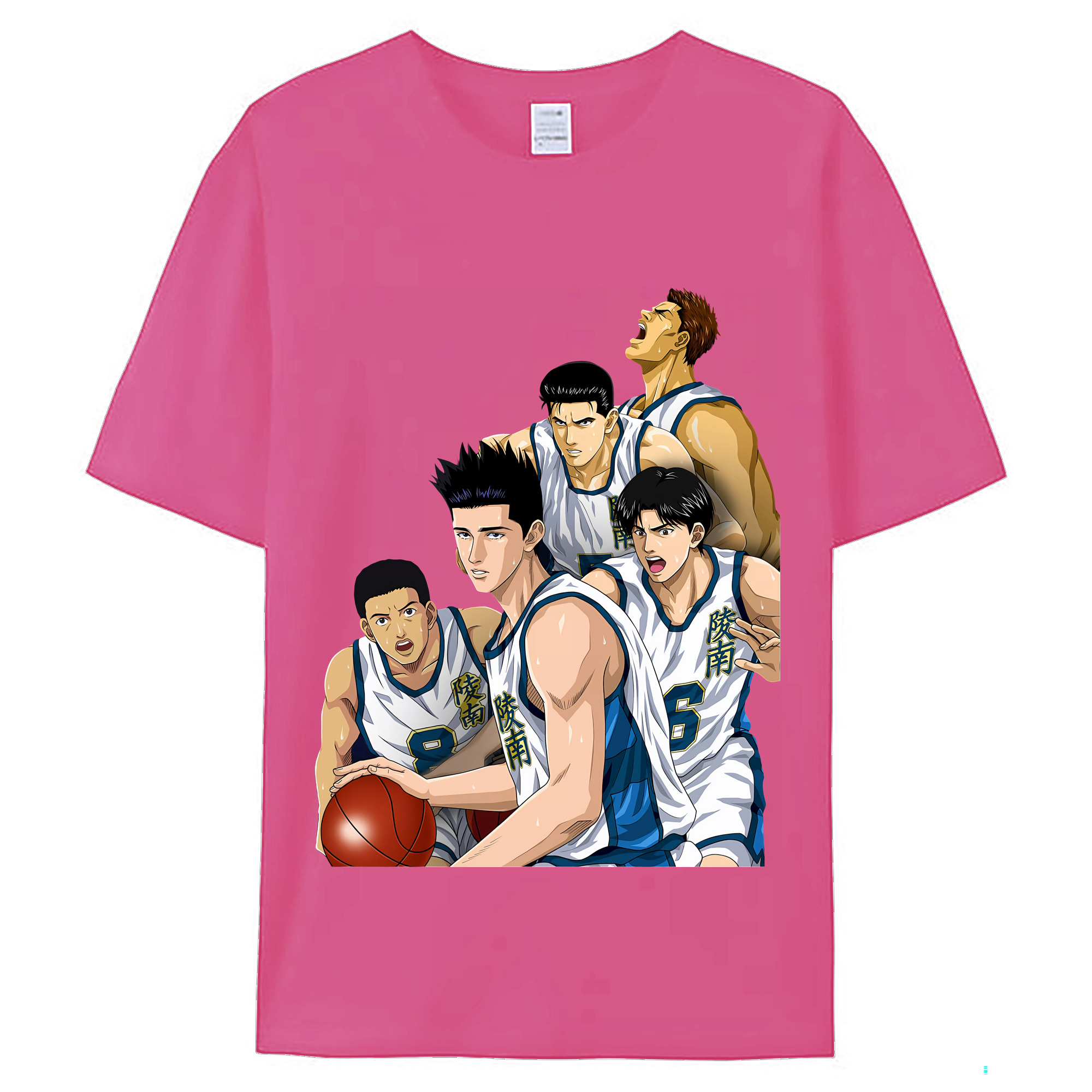 （画像用） SLAM DUNK／スラムダンク レディースカジュアルプリントTシャツ（綿100％）