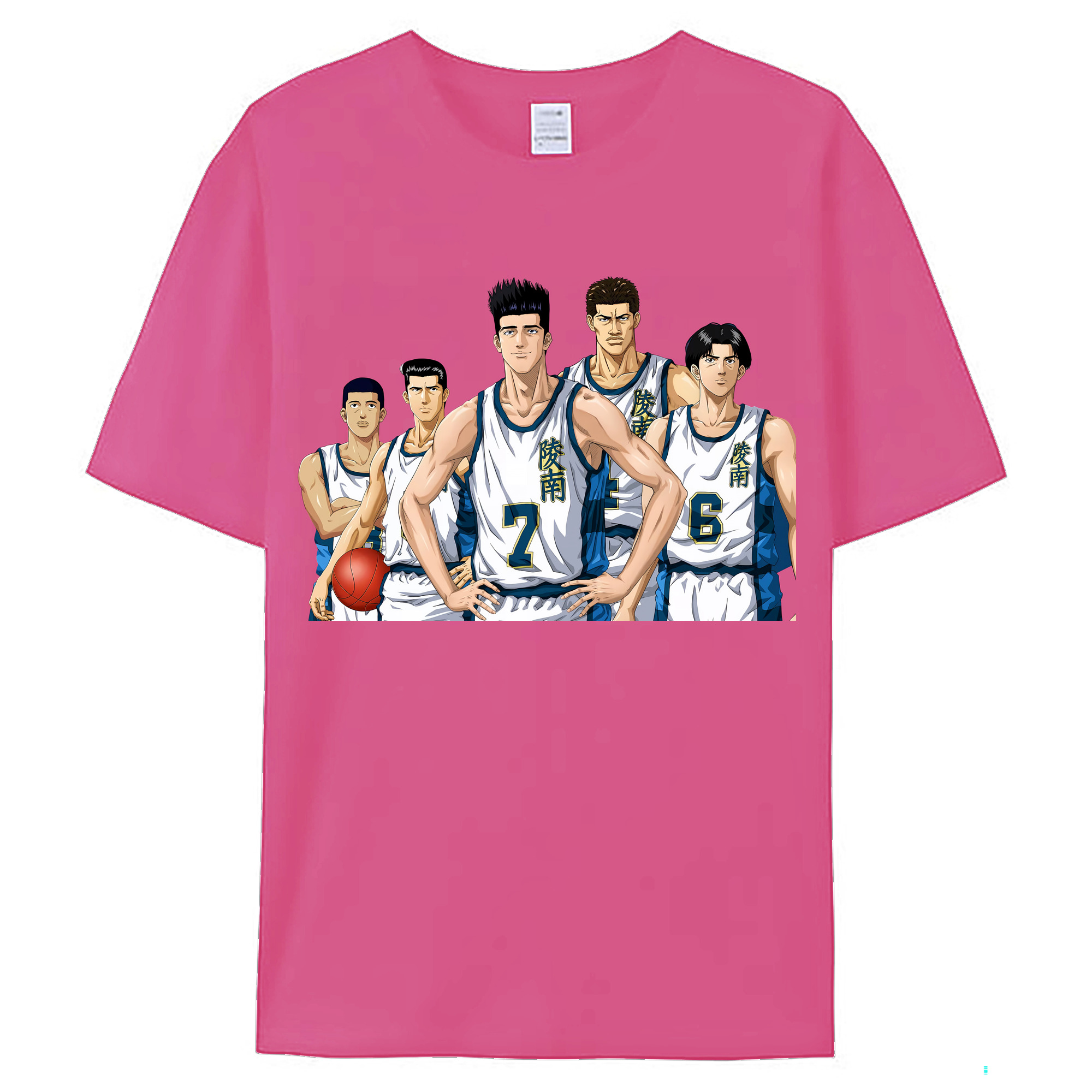 （画像用） SLAM DUNK／スラムダンク レディースカジュアルプリントTシャツ（綿100％）