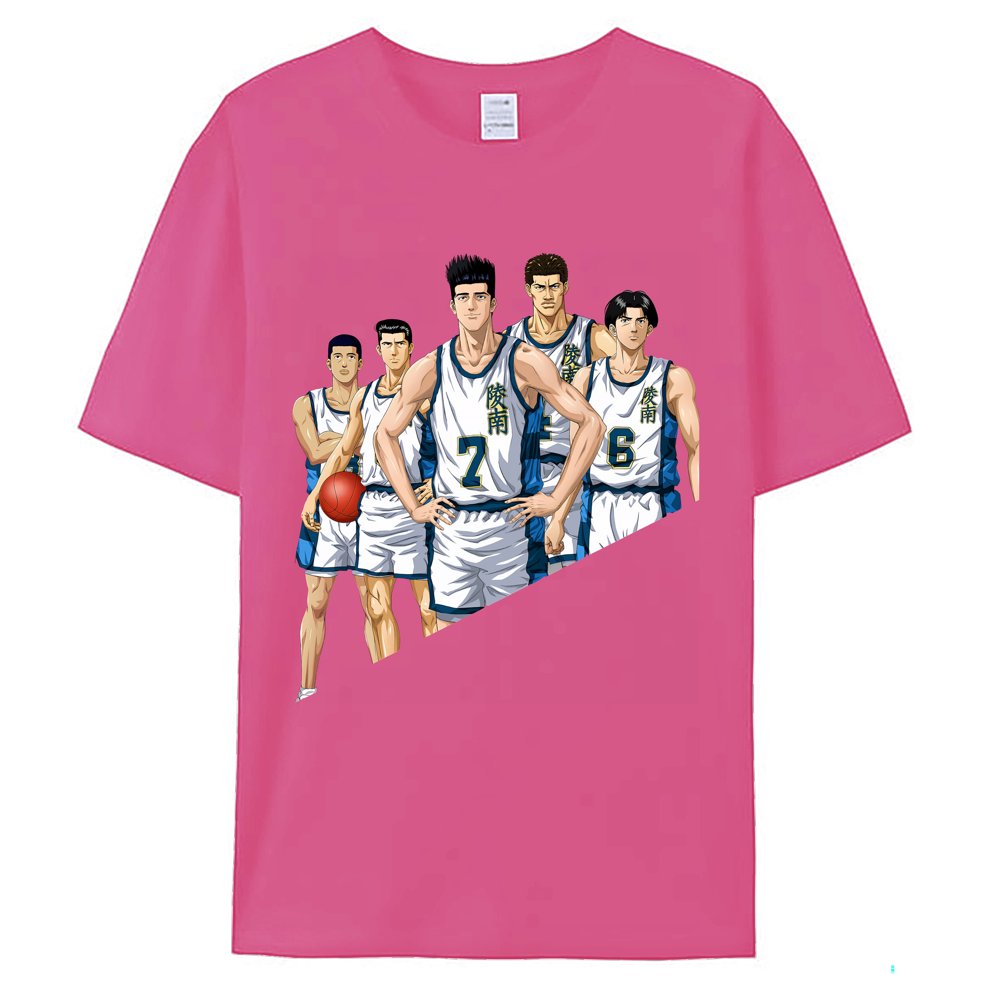 （画像用） SLAM DUNK／スラムダンク レディースカジュアルプリントTシャツ（綿100％）