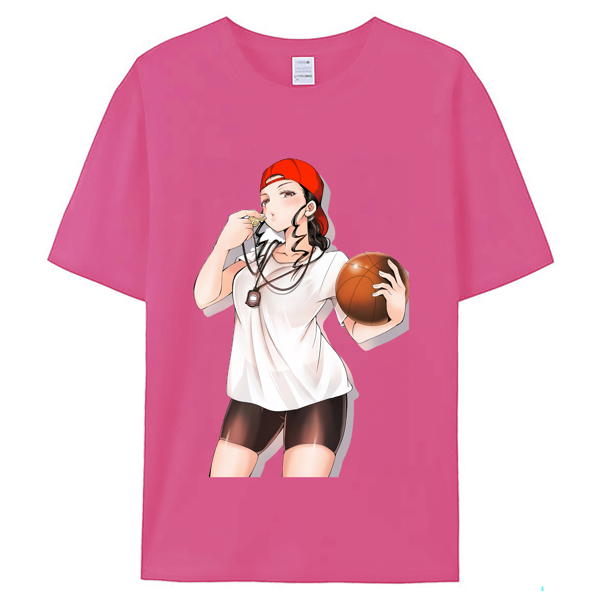 （画像用） SLAM DUNK／スラムダンク レディースカジュアルプリントTシャツ（綿100％）