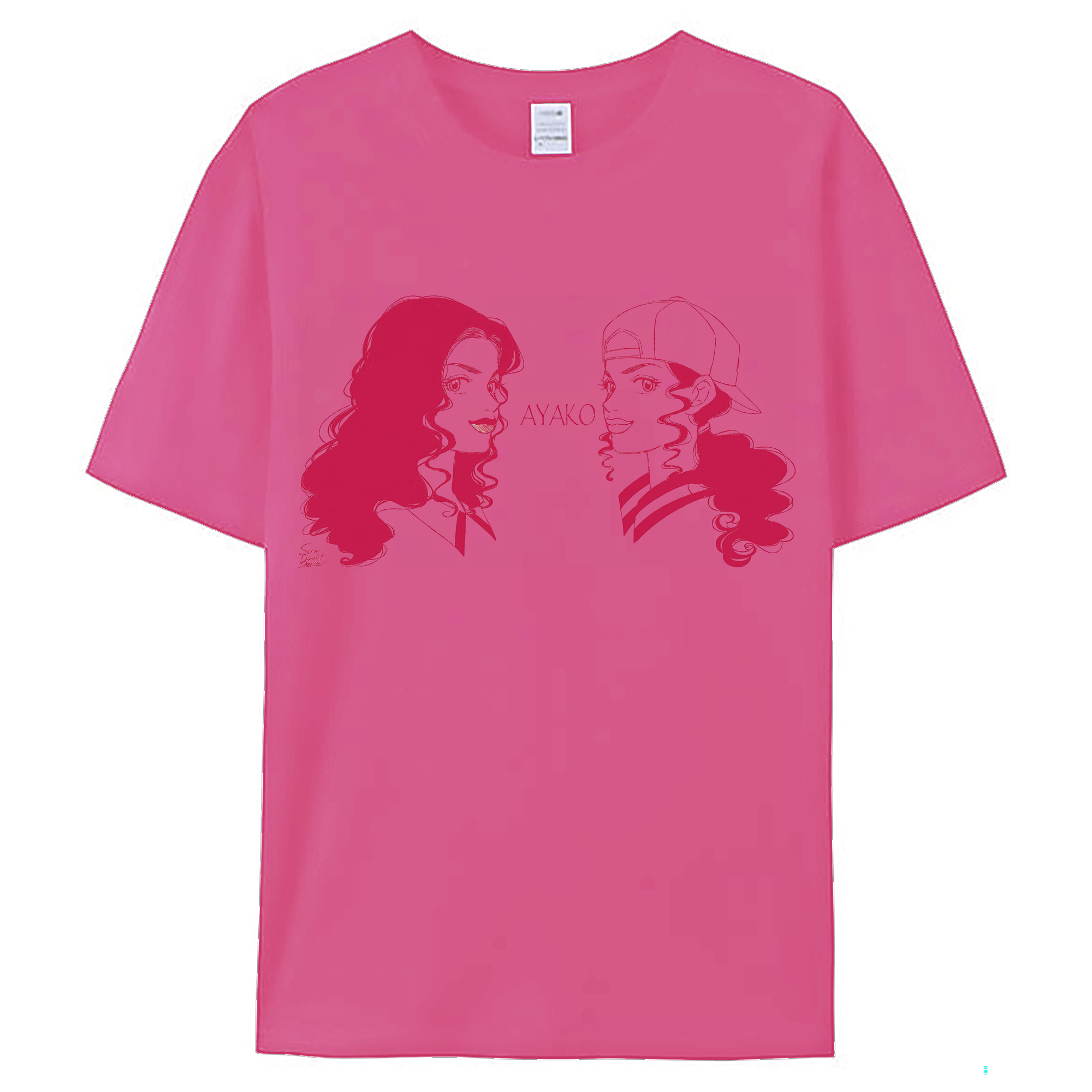 （画像用） SLAM DUNK／スラムダンク レディースカジュアルプリントTシャツ（綿100％）