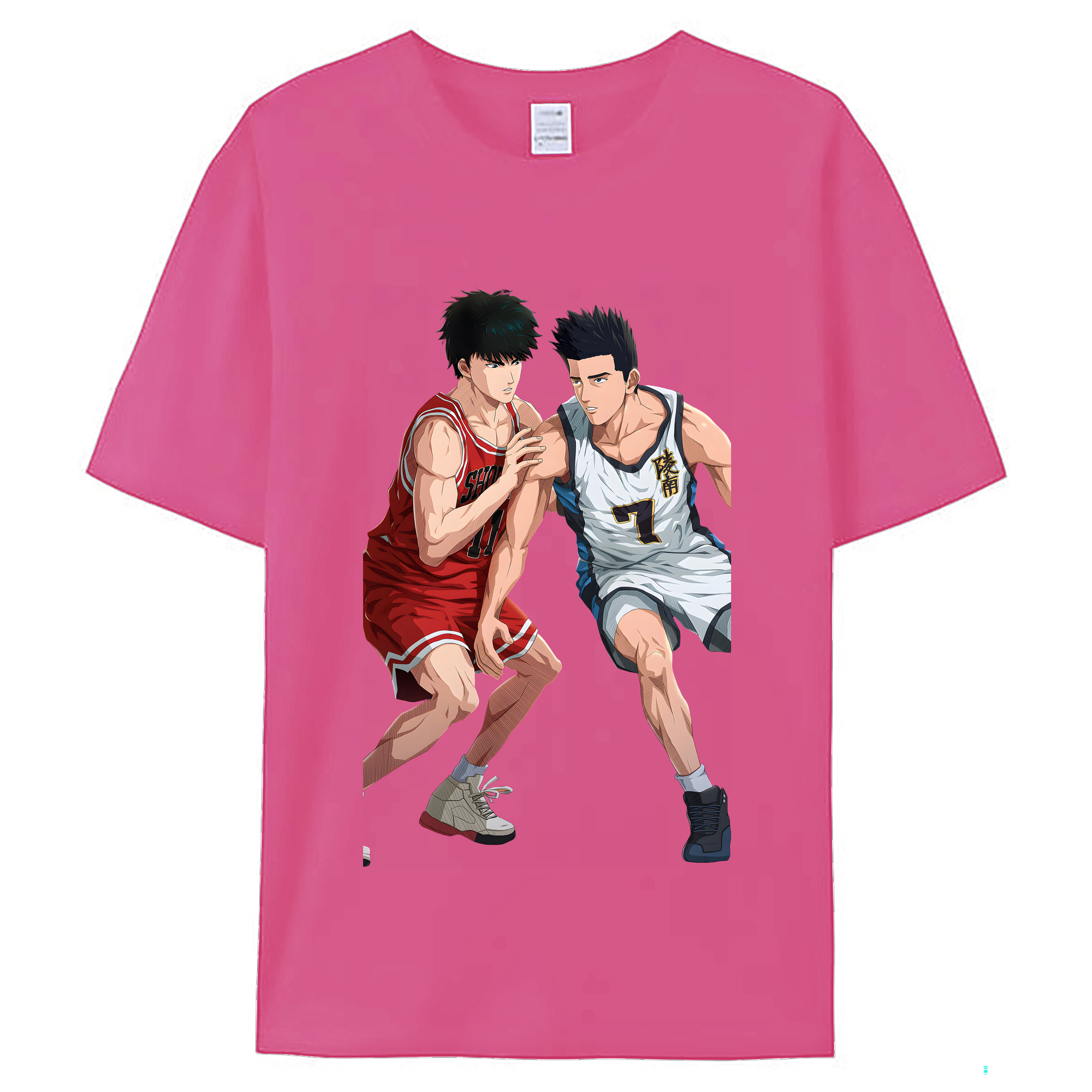 （画像用） SLAM DUNK／スラムダンク レディースカジュアルプリントTシャツ（綿100％）