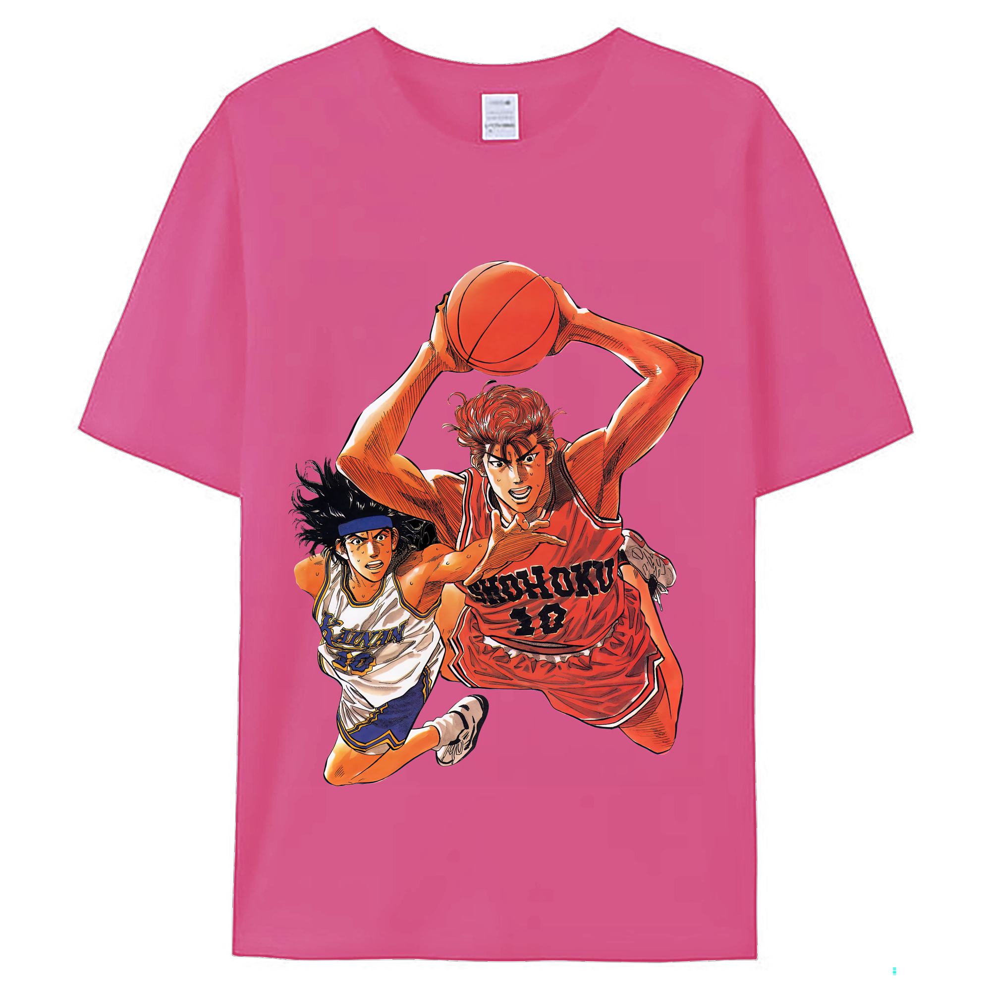 （画像用） SLAM DUNK／スラムダンク レディースカジュアルプリントTシャツ（綿100％）