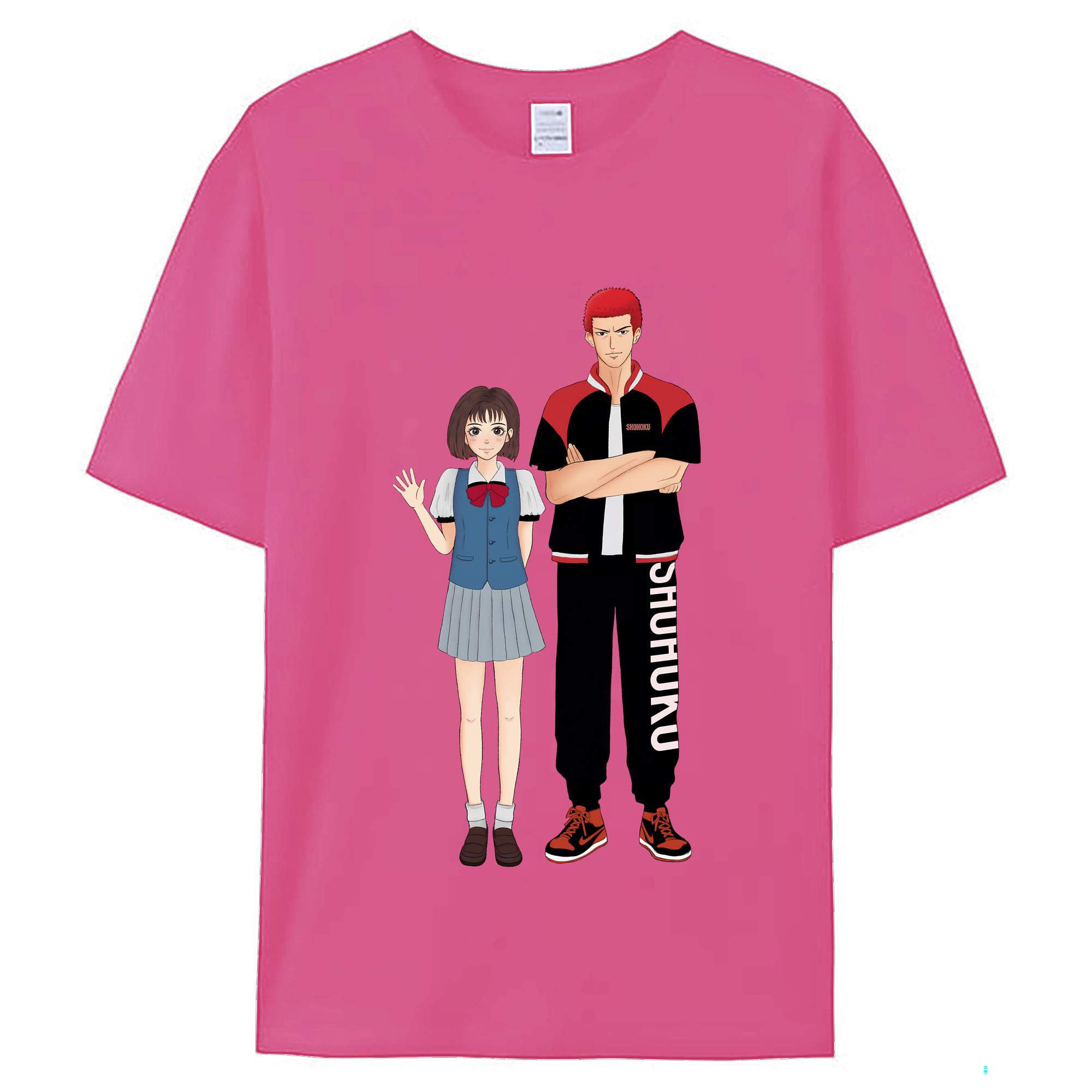 （画像用） SLAM DUNK／スラムダンク レディースカジュアルプリントTシャツ（綿100％）