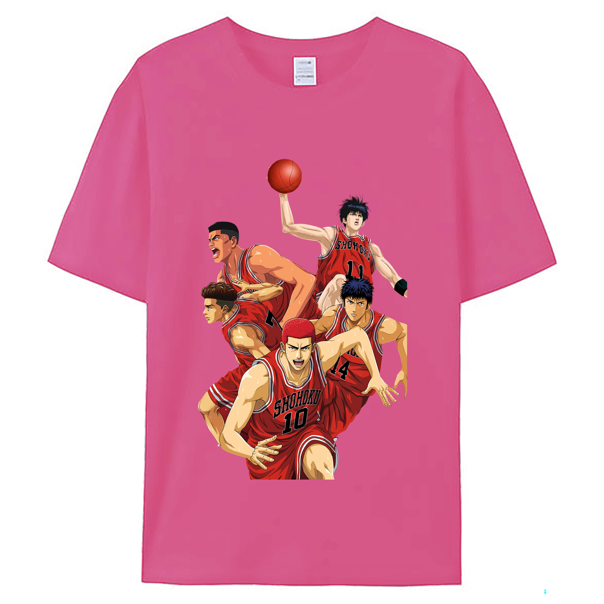 （画像用） SLAM DUNK／スラムダンク レディースカジュアルプリントTシャツ（綿100％）