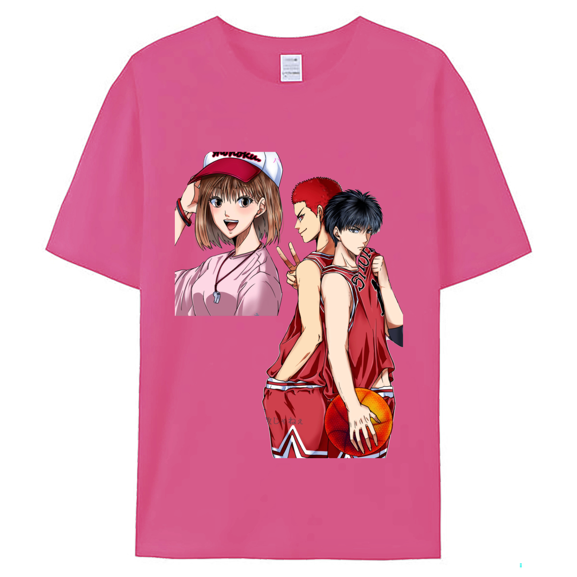 （画像用） SLAM DUNK／スラムダンク レディースカジュアルプリントTシャツ（綿100％）