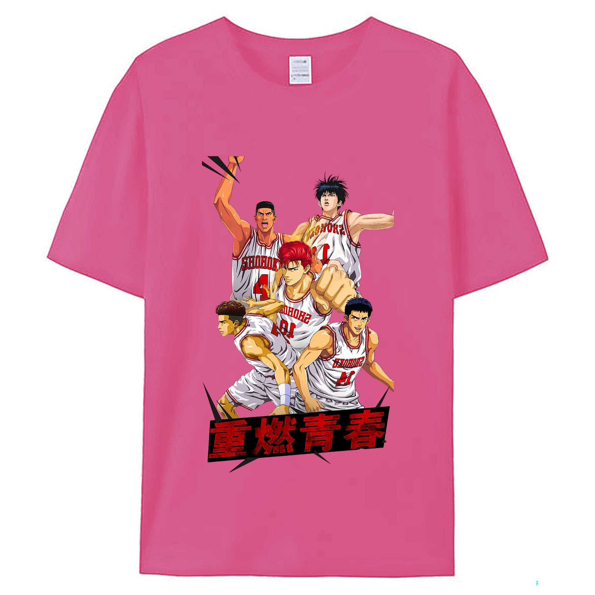 （画像用） SLAM DUNK／スラムダンク レディースカジュアルプリントTシャツ（綿100％）