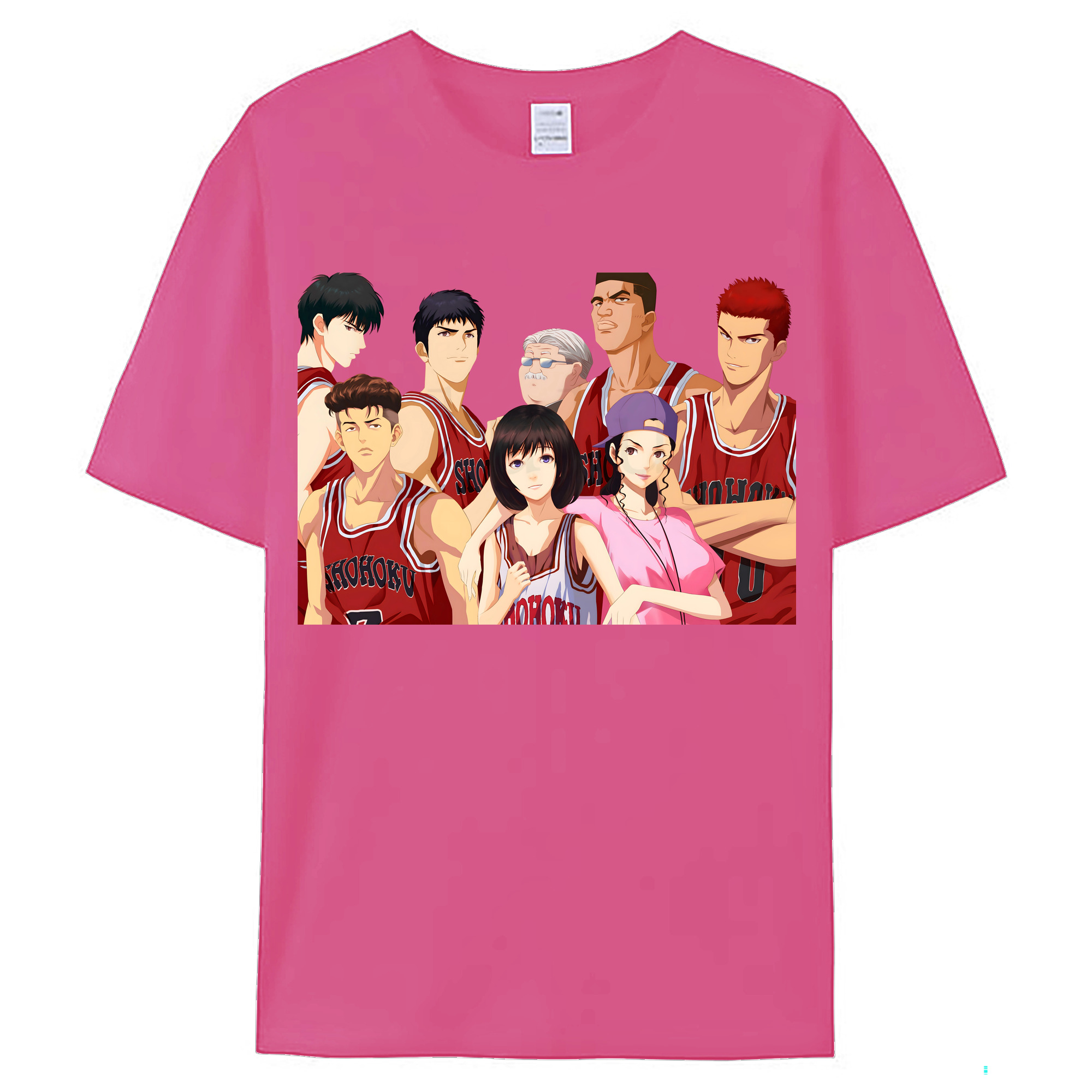 （画像用） SLAM DUNK／スラムダンク レディースカジュアルプリントTシャツ（綿100％）