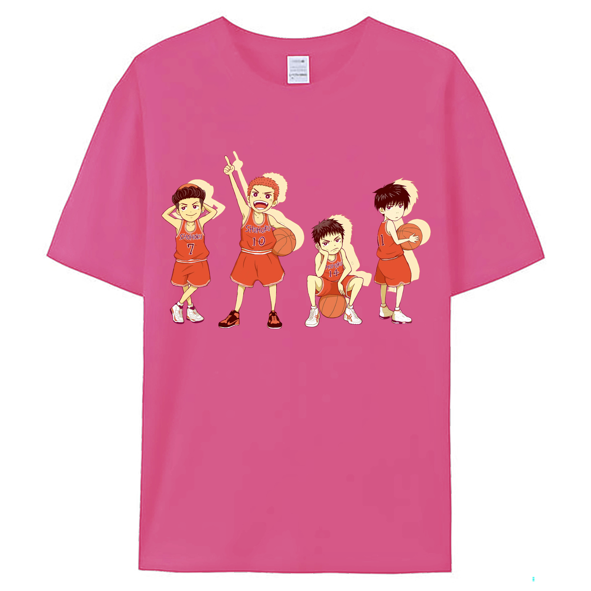 （画像用） SLAM DUNK／スラムダンク レディースカジュアルプリントTシャツ（綿100％）