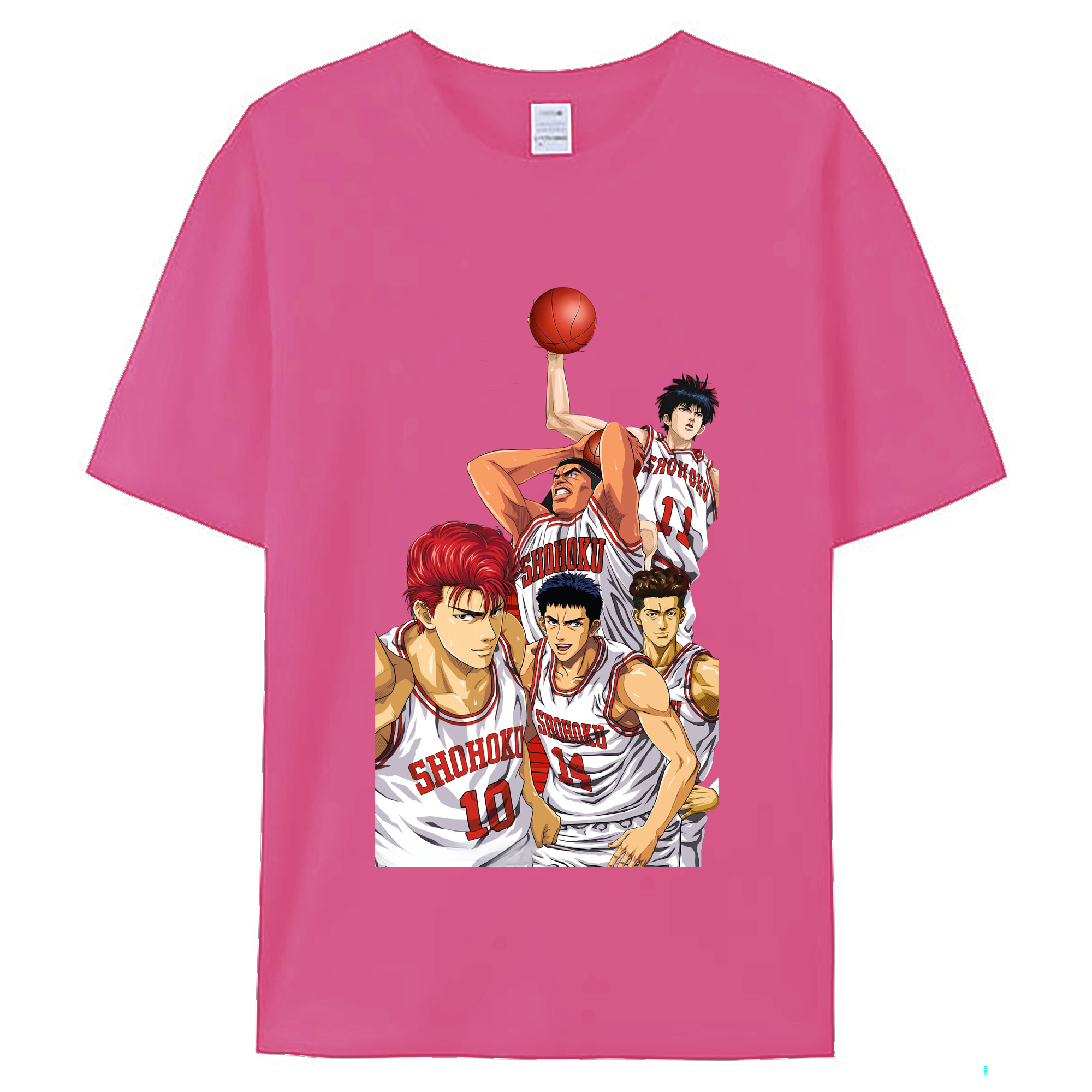 （画像用） SLAM DUNK／スラムダンク レディースカジュアルプリントTシャツ（綿100％）