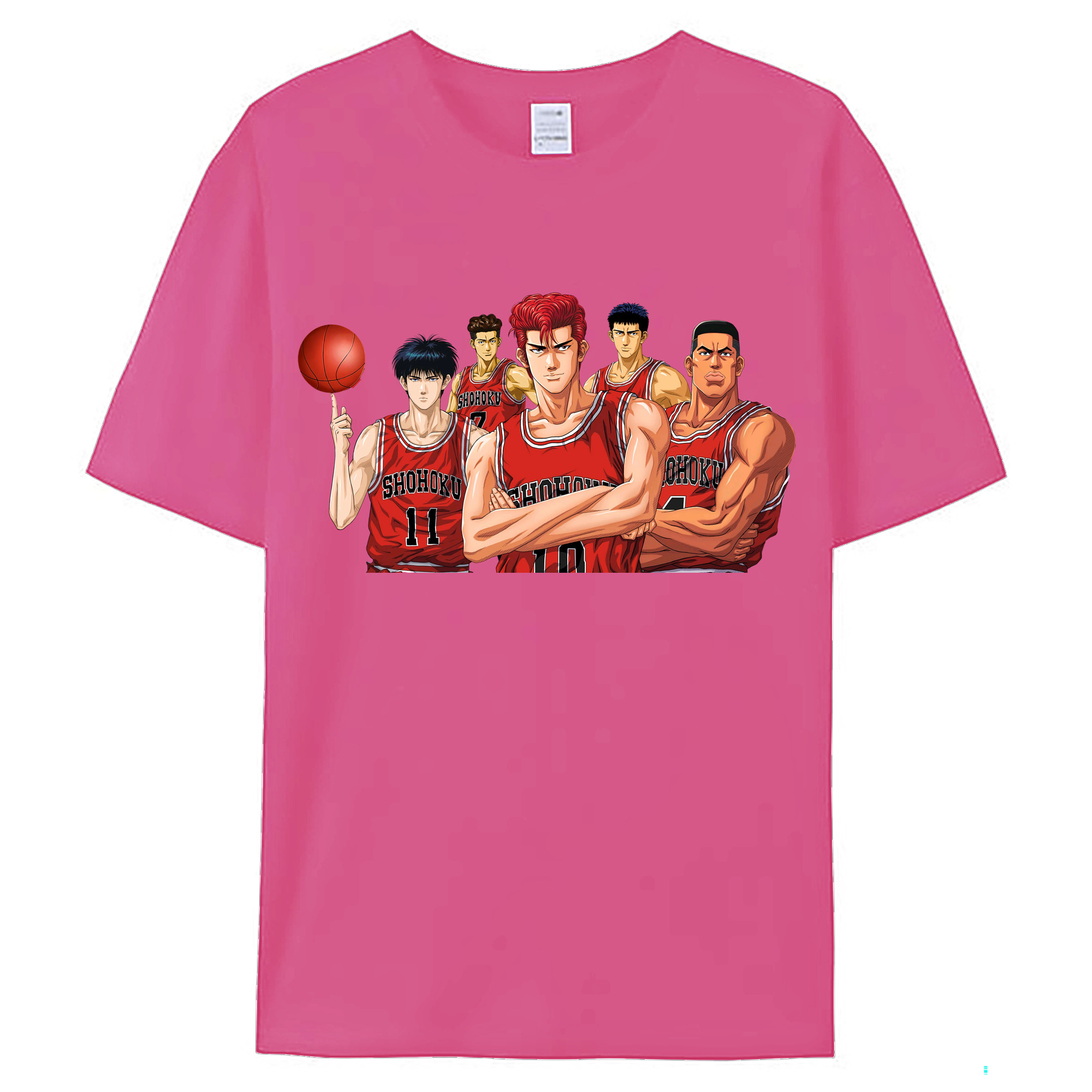 （画像用） SLAM DUNK／スラムダンク レディースカジュアルプリントTシャツ（綿100％）