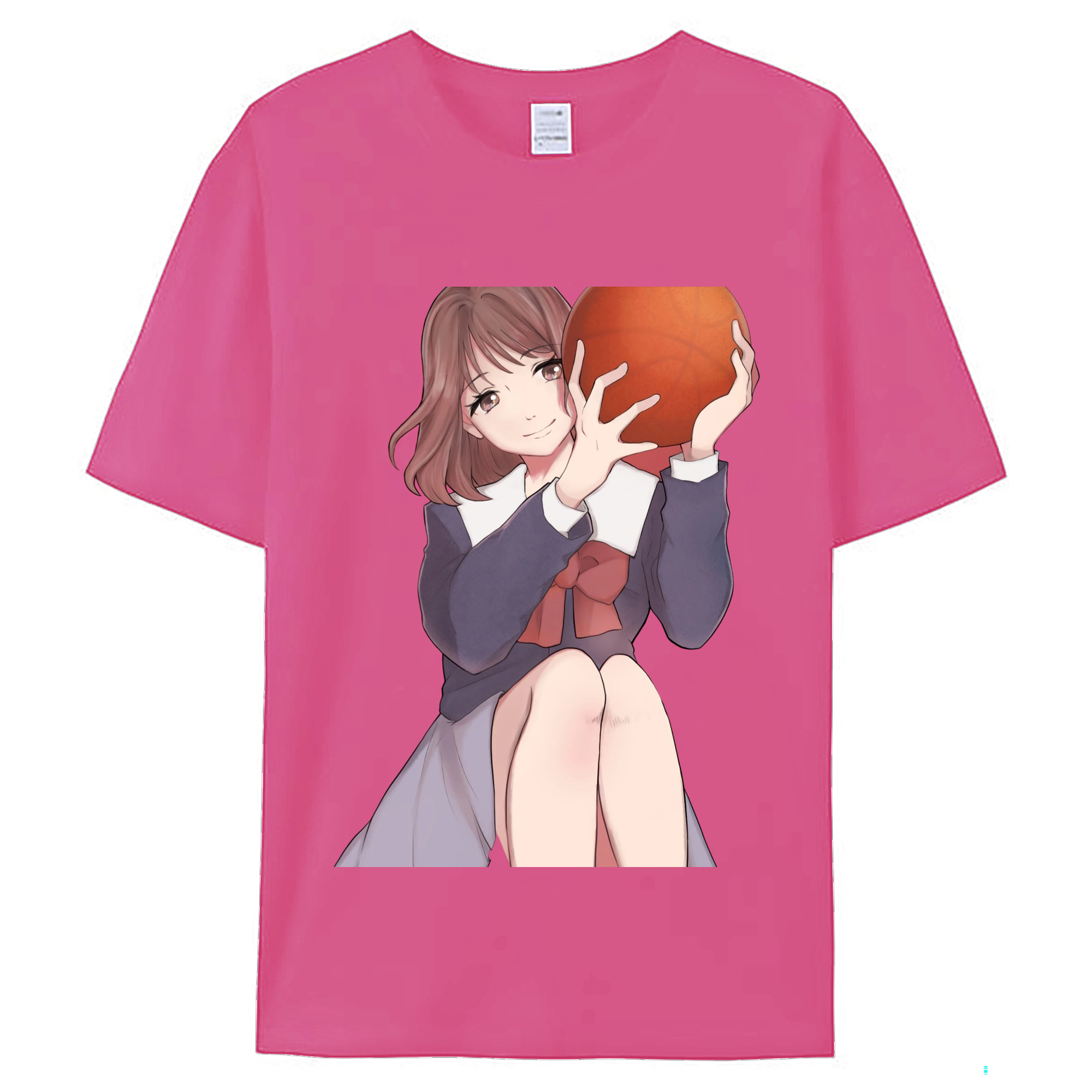（画像用） SLAM DUNK／スラムダンク レディースカジュアルプリントTシャツ（綿100％）