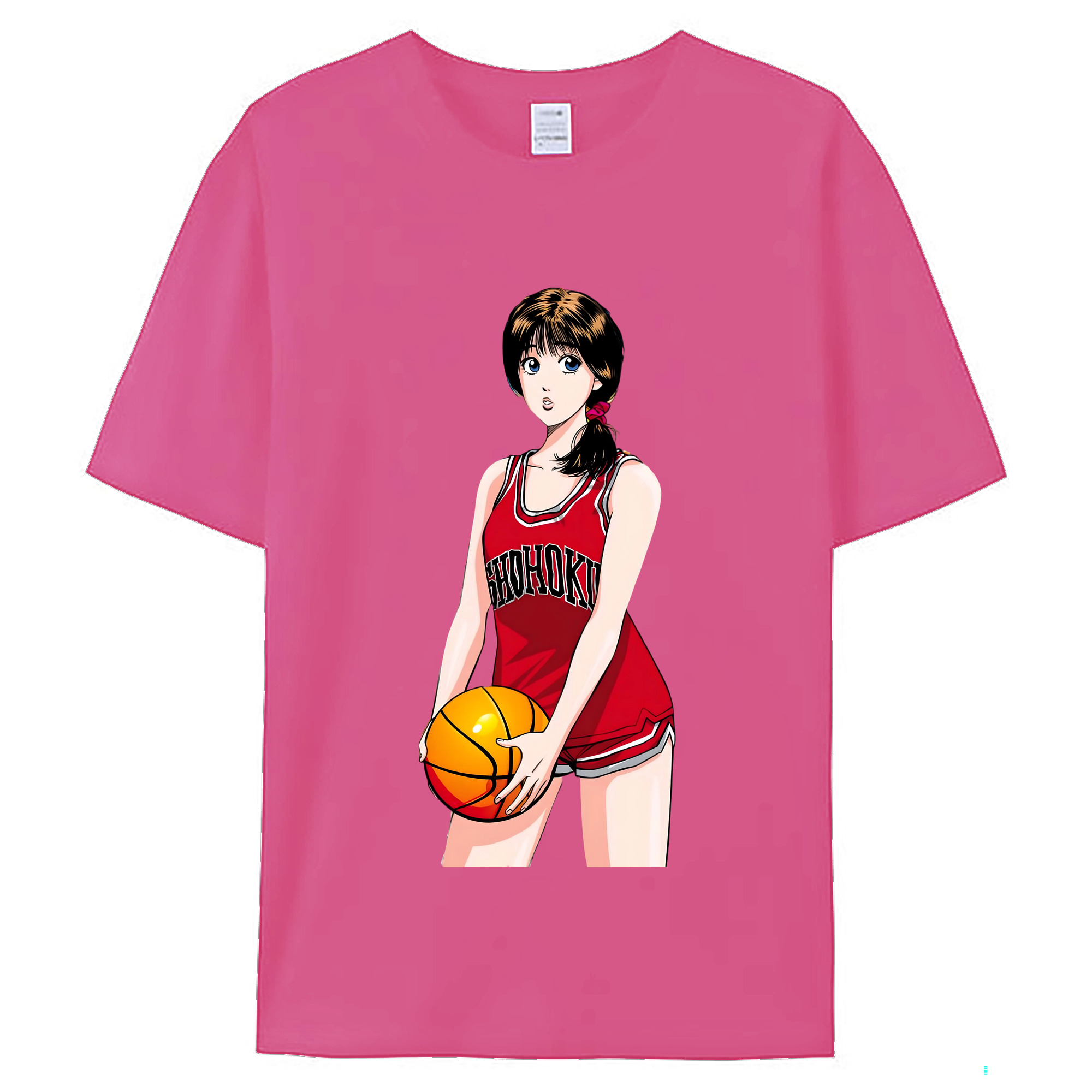 （画像用） SLAM DUNK／スラムダンク レディースカジュアルプリントTシャツ（綿100％）