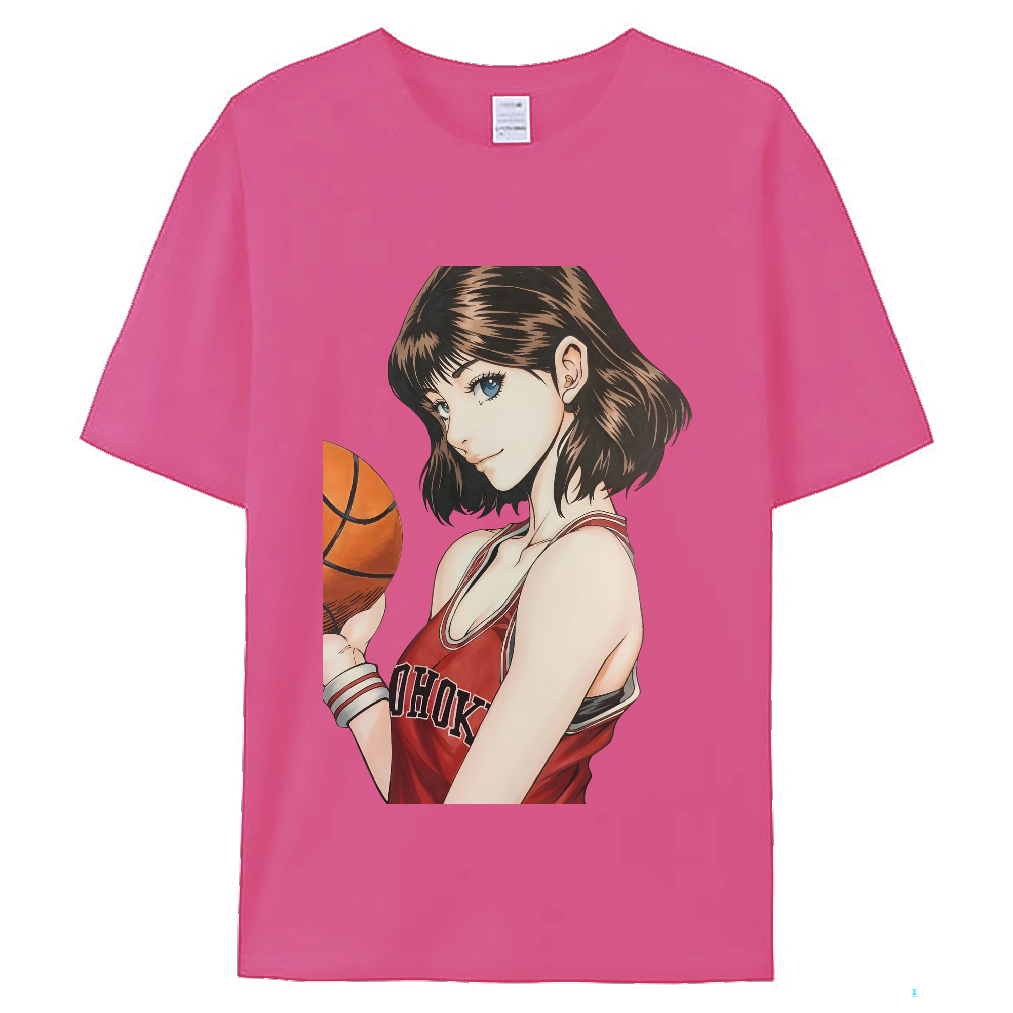 （画像用） SLAM DUNK／スラムダンク レディースカジュアルプリントTシャツ（綿100％）