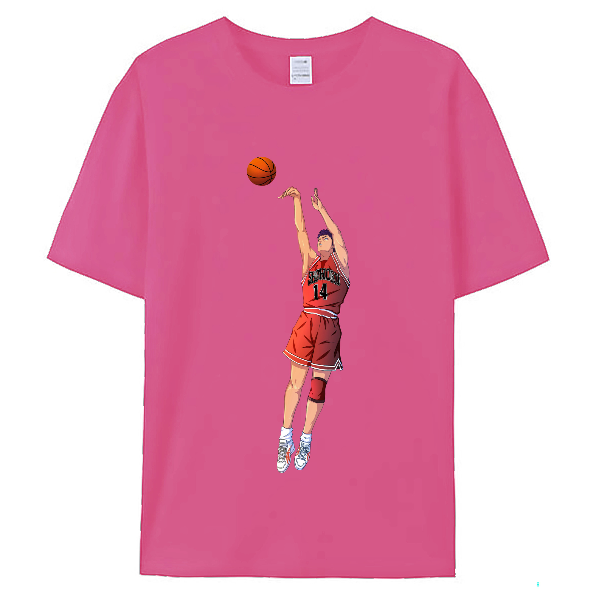 （画像用） SLAM DUNK／スラムダンク レディースカジュアルプリントTシャツ（綿100％）