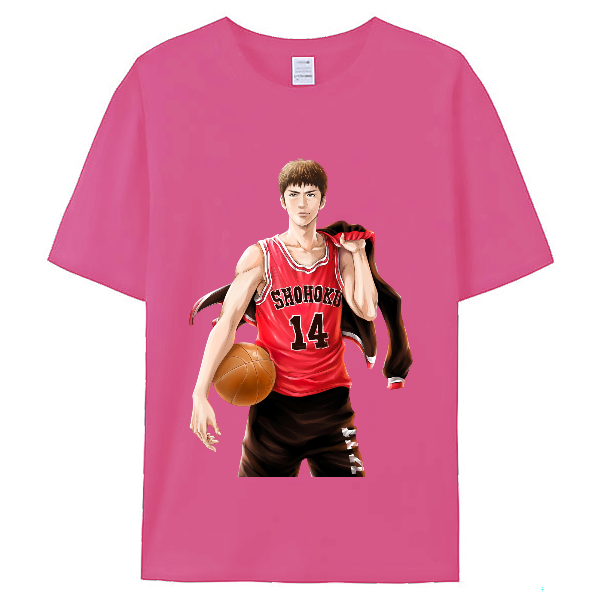 （画像用） SLAM DUNK／スラムダンク レディースカジュアルプリントTシャツ（綿100％）