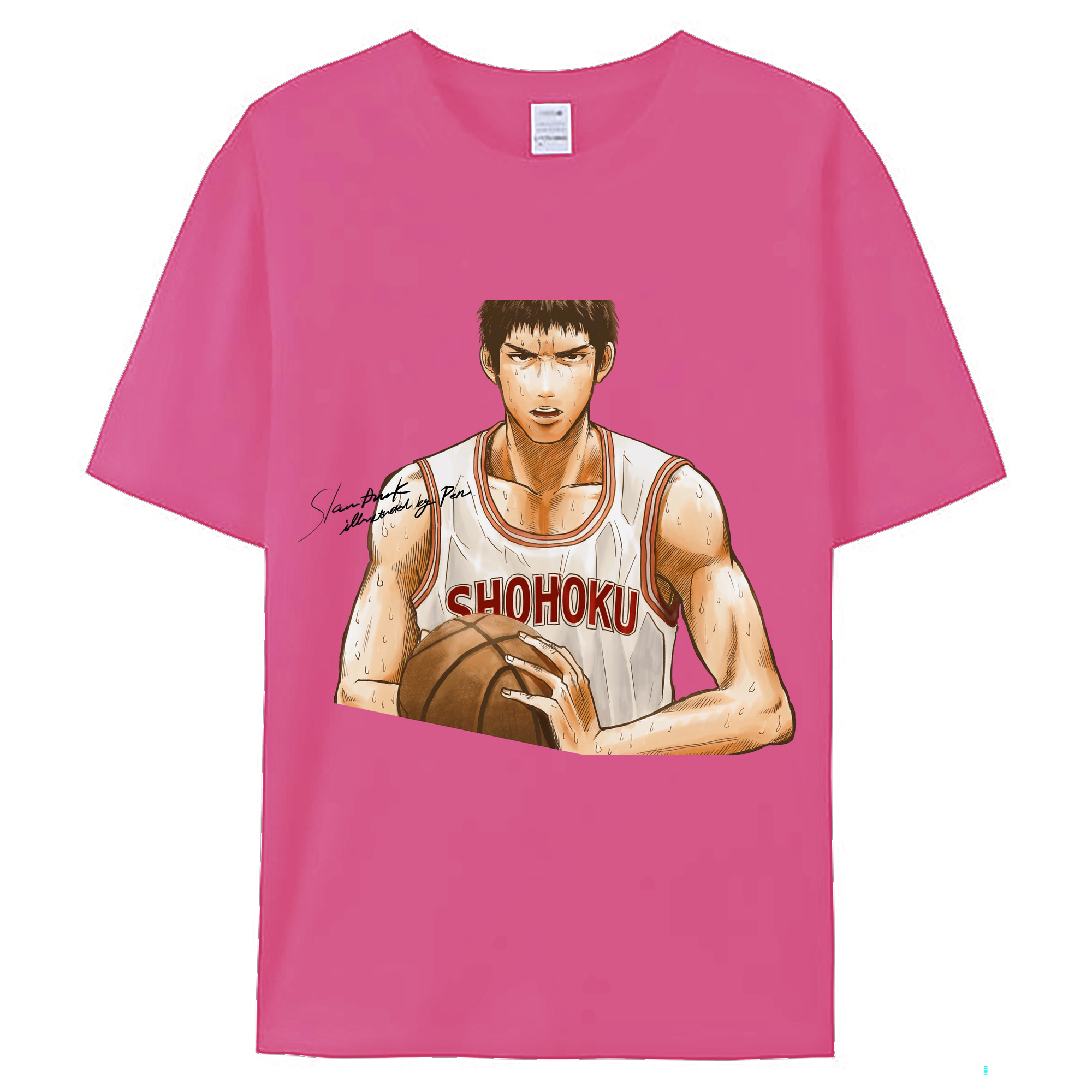 （画像用） SLAM DUNK／スラムダンク レディースカジュアルプリントTシャツ（綿100％）