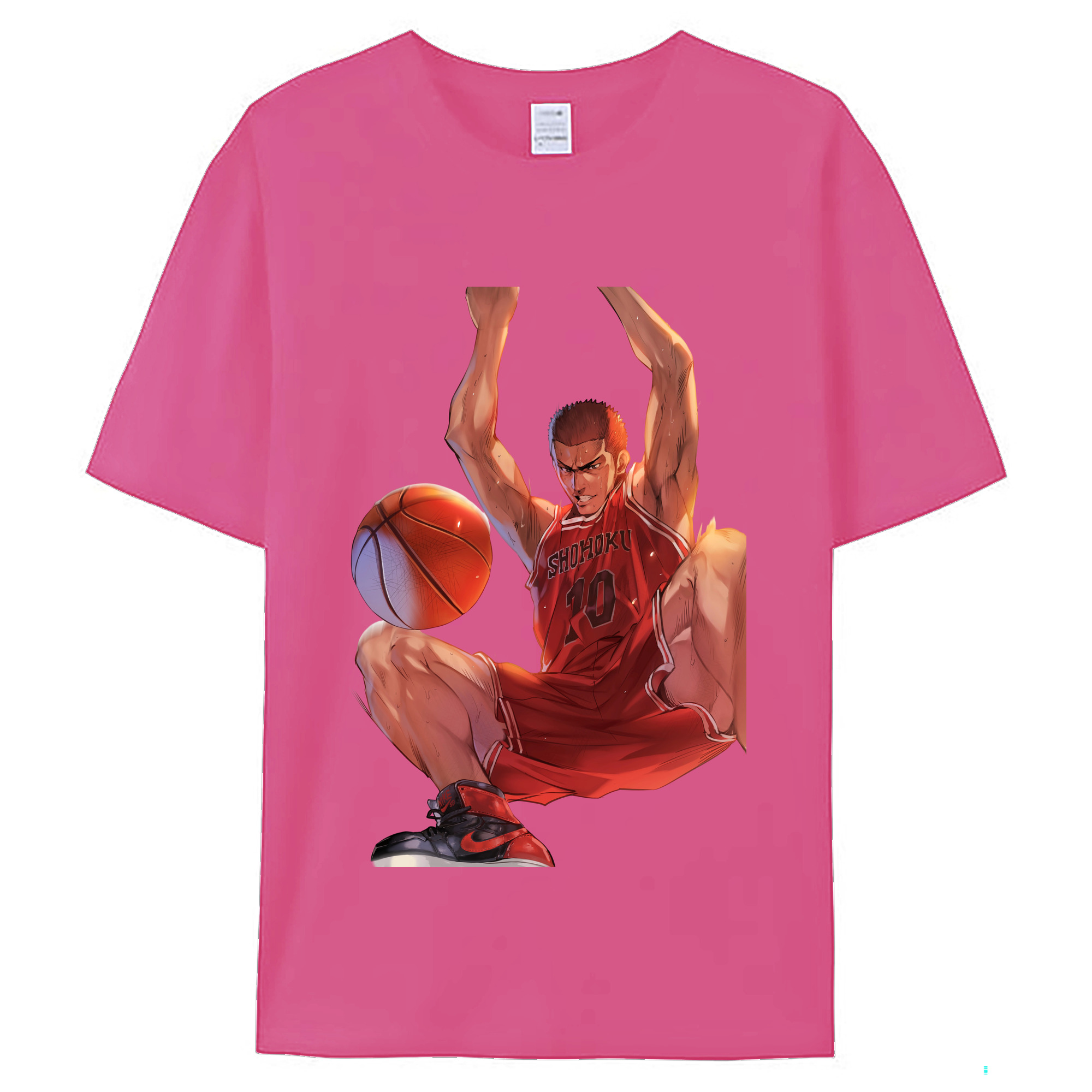 （画像用） SLAM DUNK／スラムダンク レディースカジュアルプリントTシャツ（綿100％）