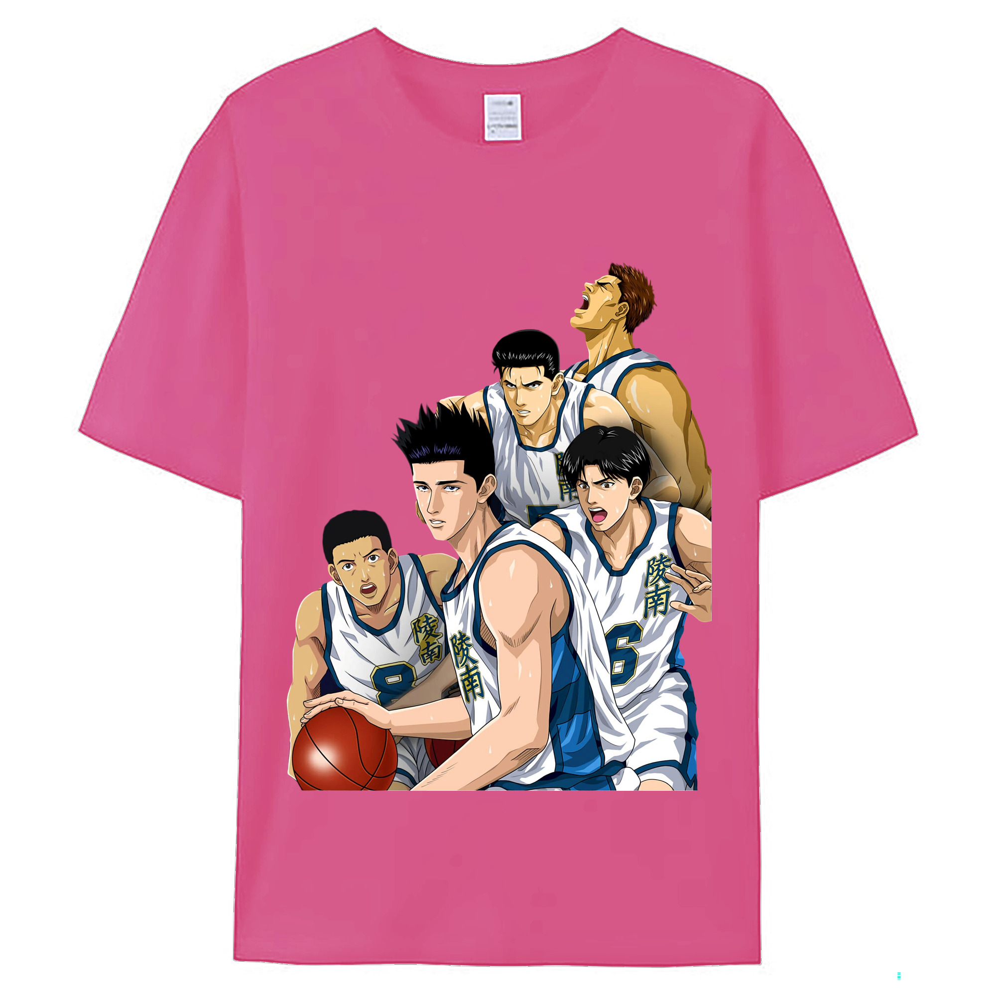 （画像用） SLAM DUNK／スラムダンク レディースカジュアルプリントTシャツ（綿100％）