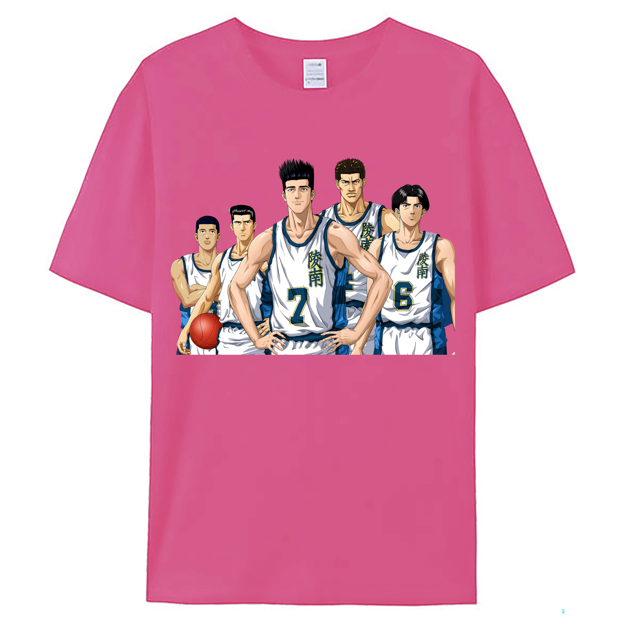 （画像用） SLAM DUNK／スラムダンク レディースカジュアルプリントTシャツ（綿100％）