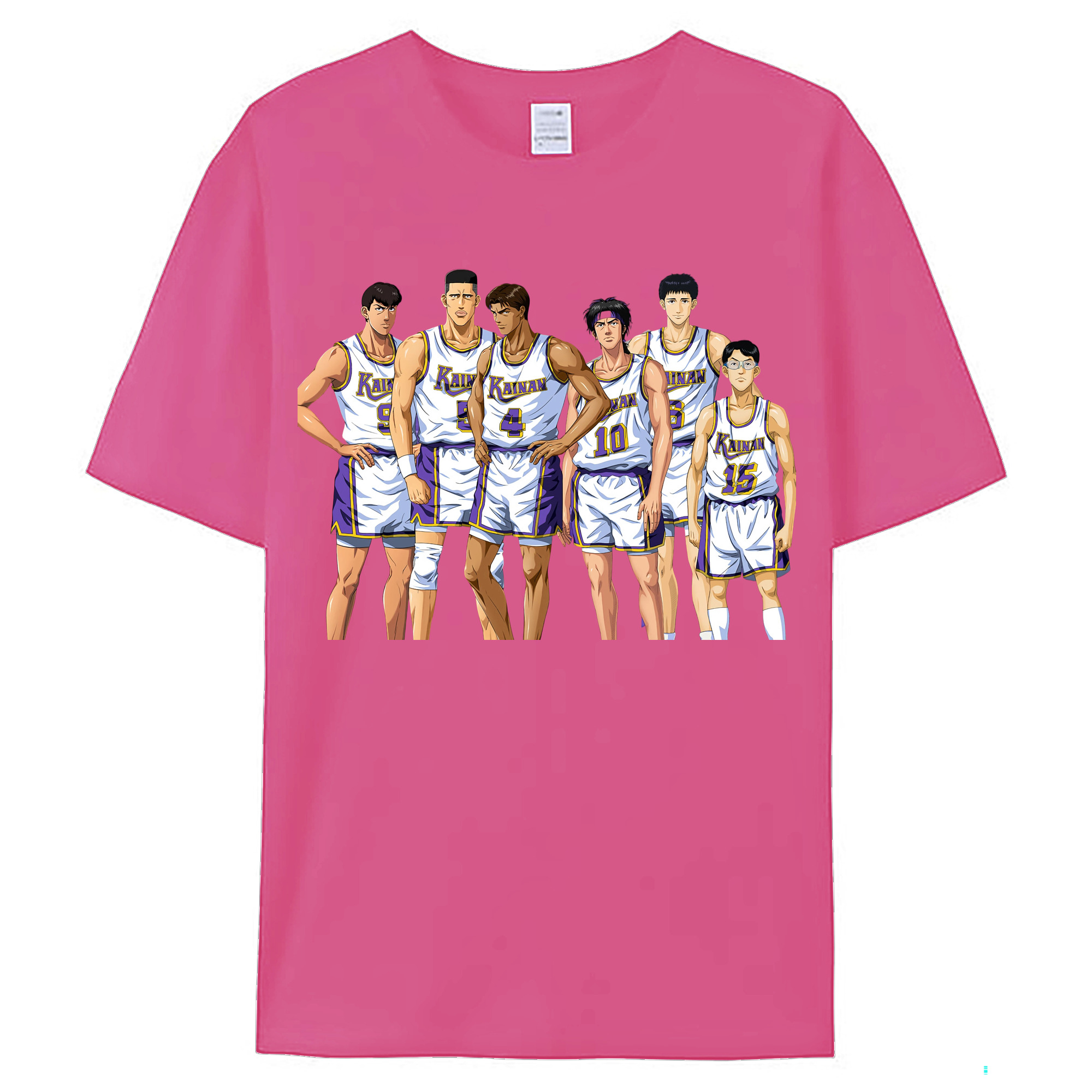 （画像用） SLAM DUNK／スラムダンク レディースカジュアルプリントTシャツ（綿100％）